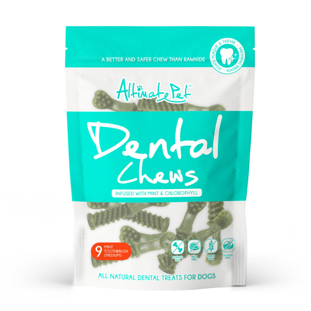 Altimate Pet Dog Dental Chew 150g - Natural Milk Mint Cranberry Flavor Dental Treats for Dogs | Fights Plaque & Tartar | Healthy Teeth & Fresh Breath | Perfect for Daily Oral Care & Training Rewards