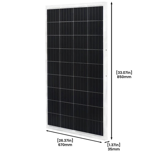 Natures Generator Lithium 3600 Solar Power Station with 2 x 100W Monocrystalline Solar Panels - Portable Solar Generator for Camping, RV, Emergency Backup & Off-Grid Power