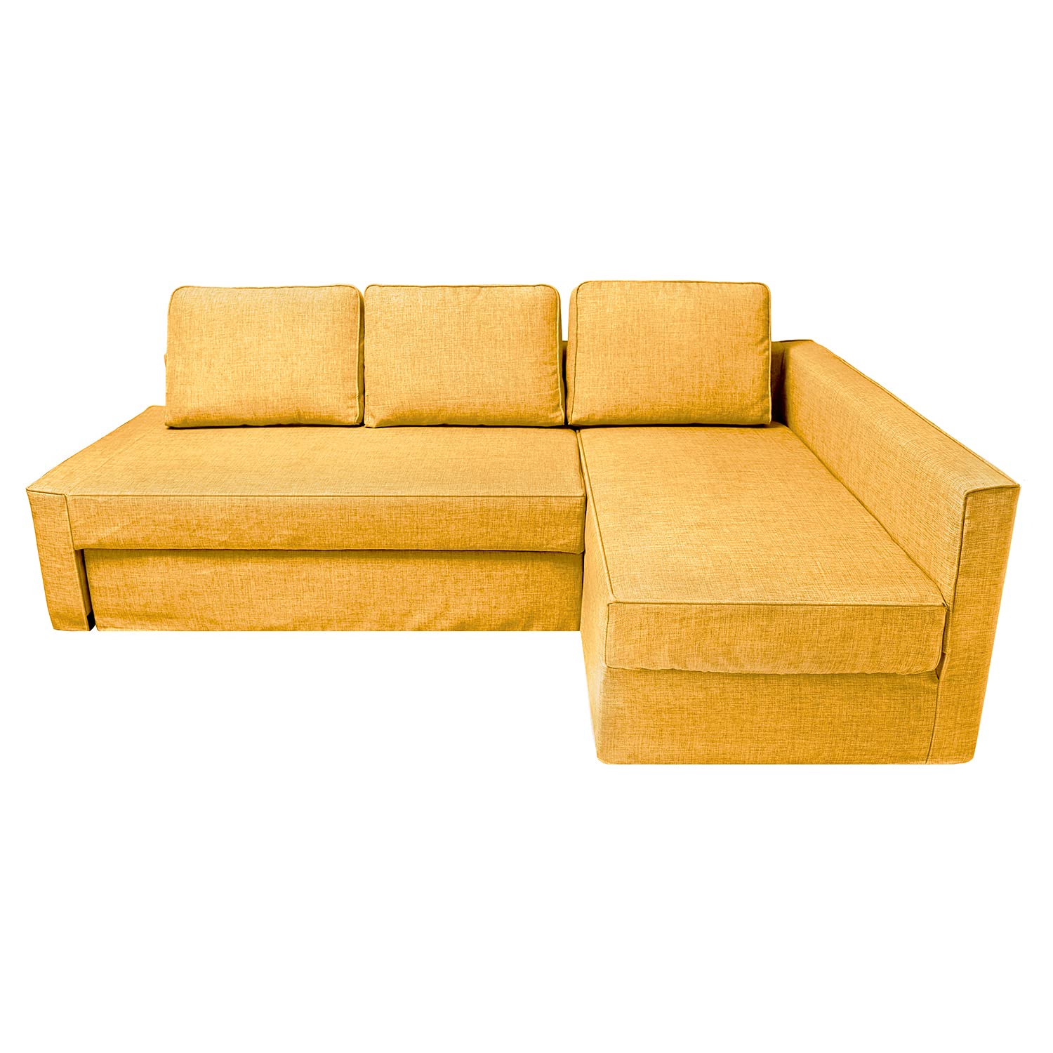 IKEA Friheten Sofa Bed Sleeper Cover - Stretchable Slipcover for Small Corner Couch with Cushion & Pillow Covers (Right Chaise, Size S-12) - Perfect for Living Room, Home Theater & Guest Room Protection