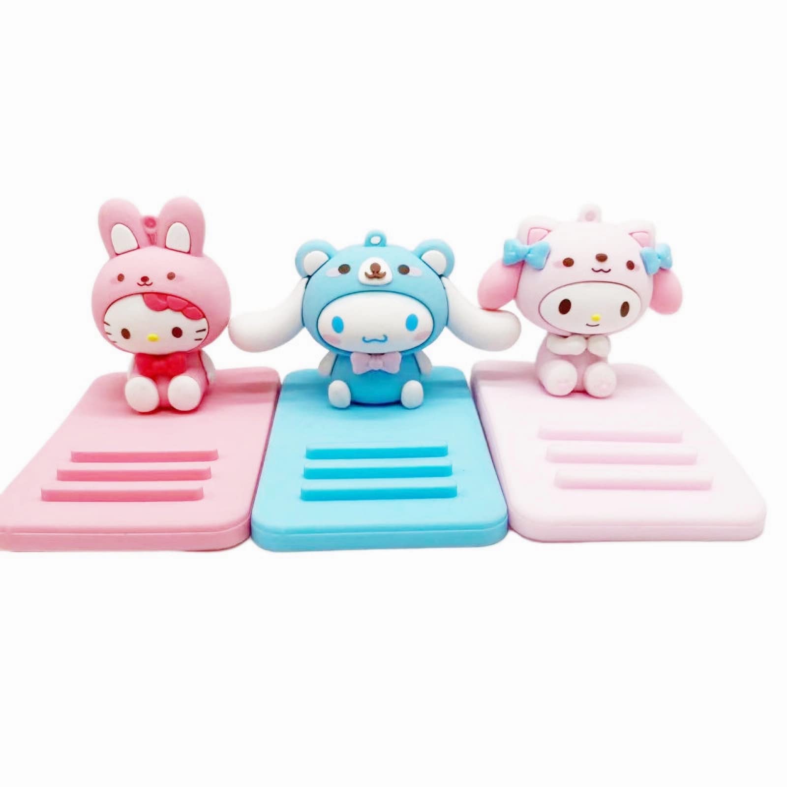Adorable Phone Stand for Desk - Universal Cell Phone Holder for Women & Girls - Compatible with iPhone, Samsung & All Smartphones - Perfect for Office, Home & Car Use