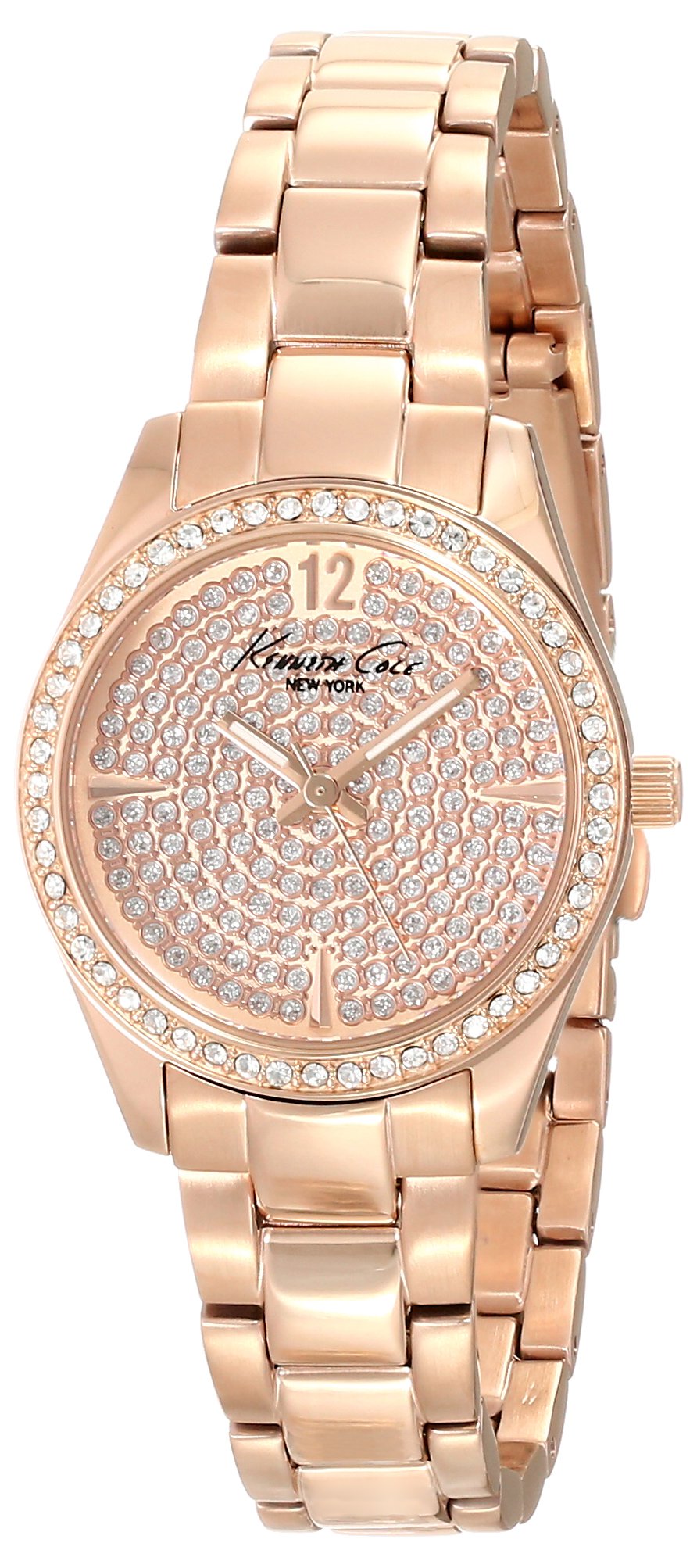 Kenneth Cole New York Men's Rose Gold Stainless Steel Quartz Watch with Bracelet (Model KC0005) - Perfect for Business, Formal Events & Everyday Wear