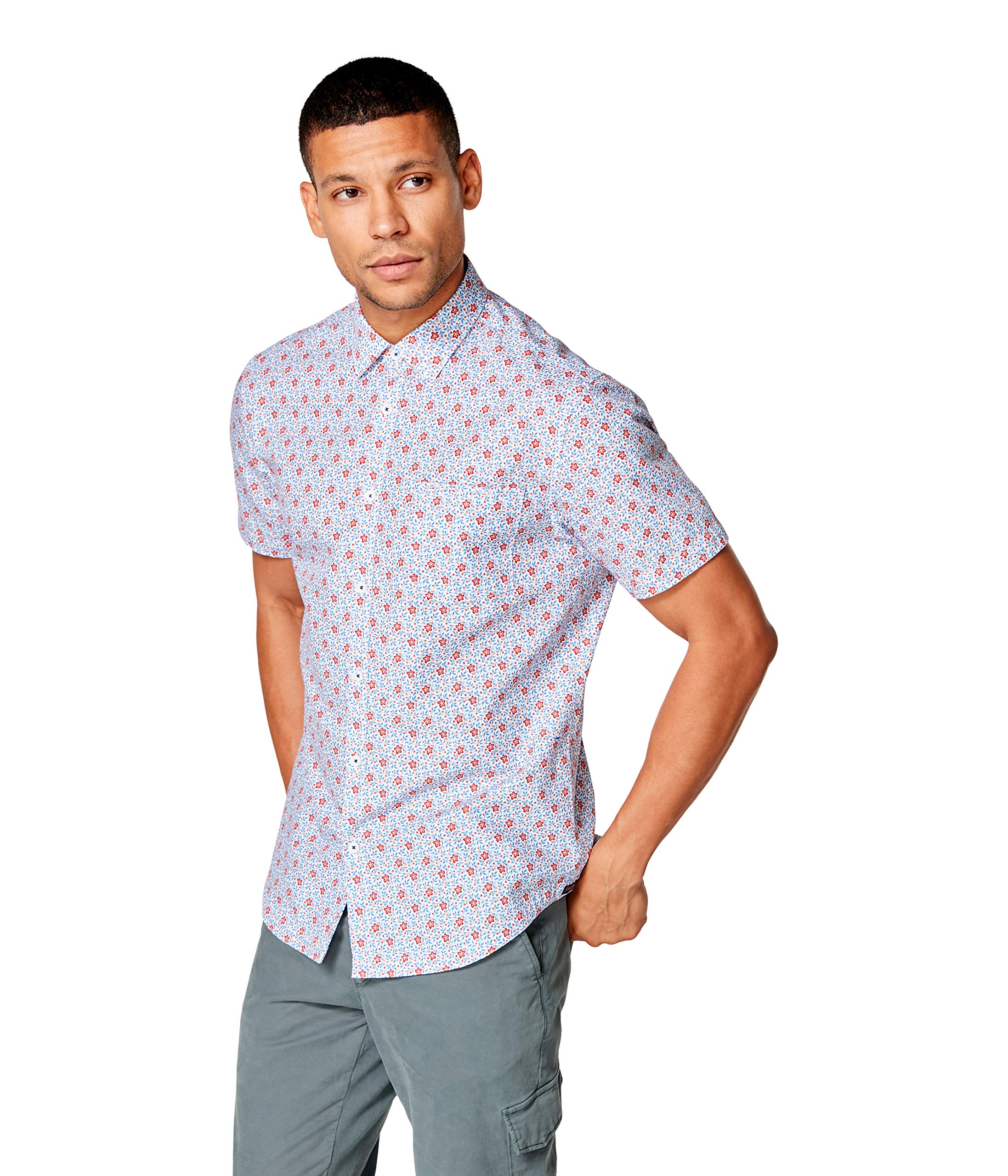Good Man Brand Men's Woven Button Down Shirt - Casual & Formal Wear for Office, Dating & Business Meetings