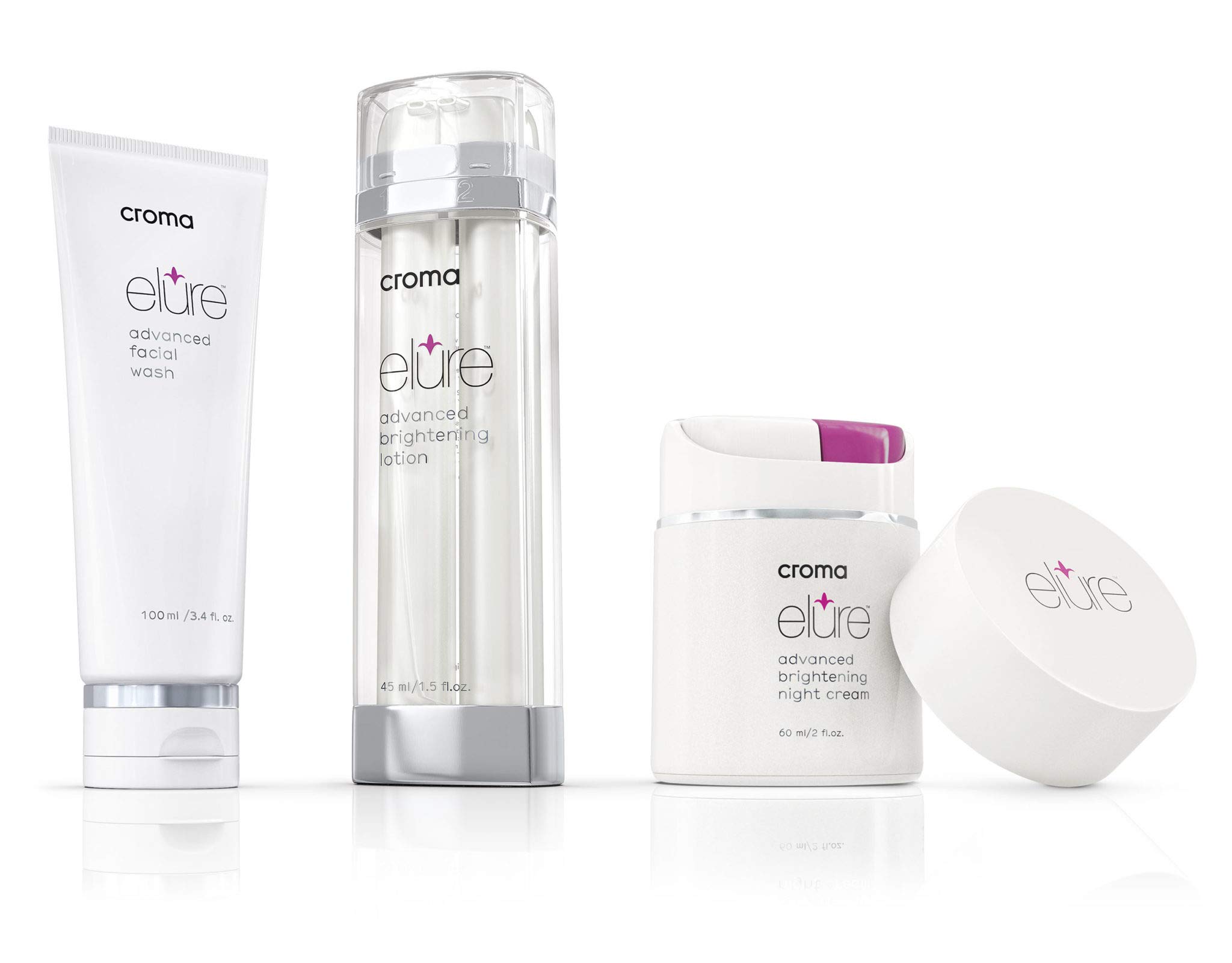 Elure Advanced Lightening Night Cream 1.7 oz - Brightening & Hydrating Face Moisturizer for Dark Spots & Uneven Skin Tone - Perfect for Nighttime Skincare Routine