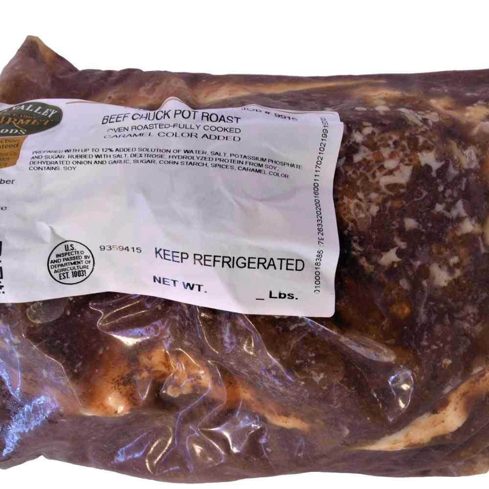 Ada Valley Gourmet Foods Premium Enhanced Chuck Clod Beef Pot Roast - 14 lb (1 Pack) | Perfect for Slow Cooking, Family Dinners & Holiday Meals