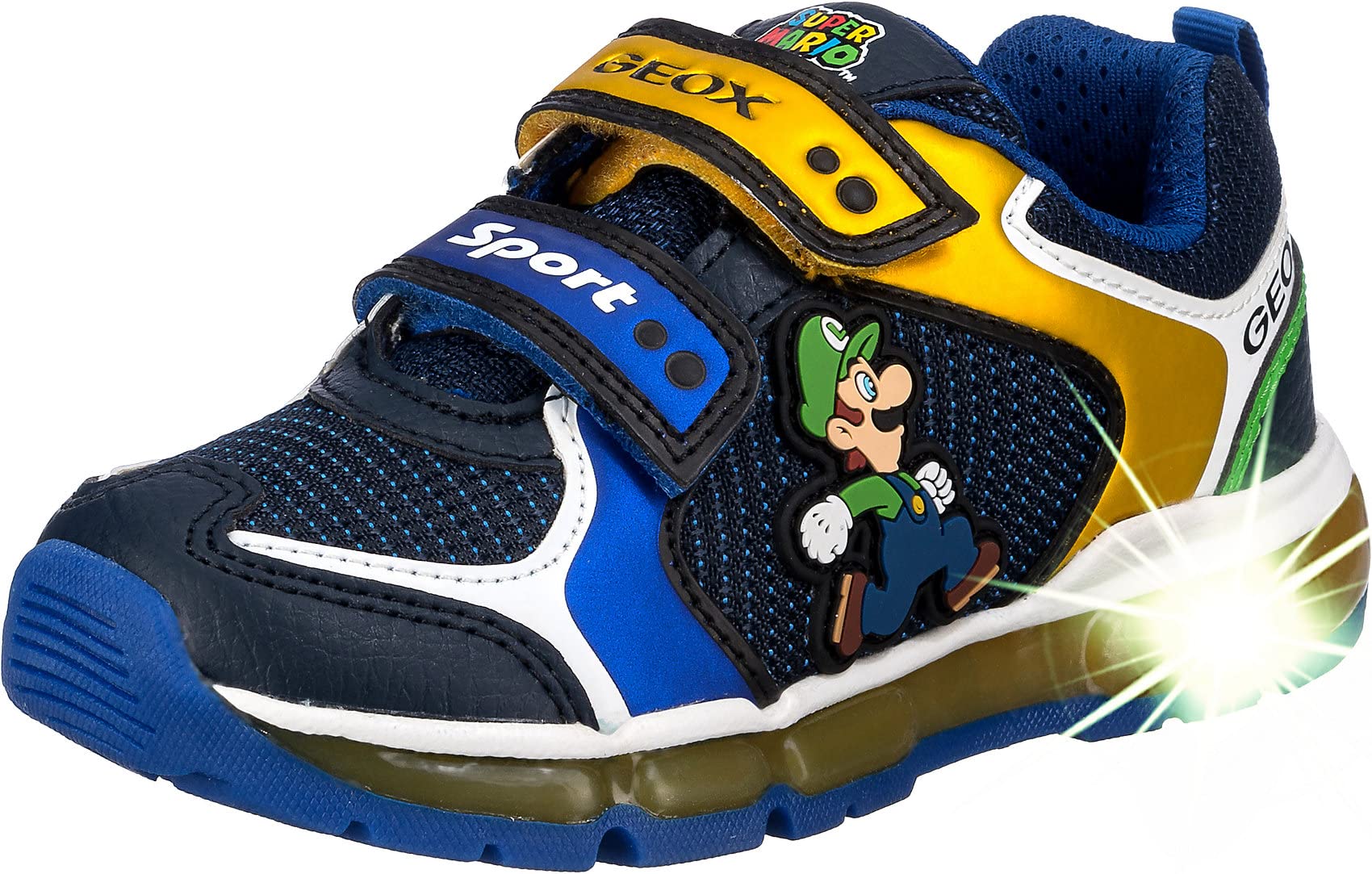 Geox Boys J Android Sneakers - Lightweight Breathable Kids Shoes for School & Play | Comfortable Running Sneakers for Active Boys
