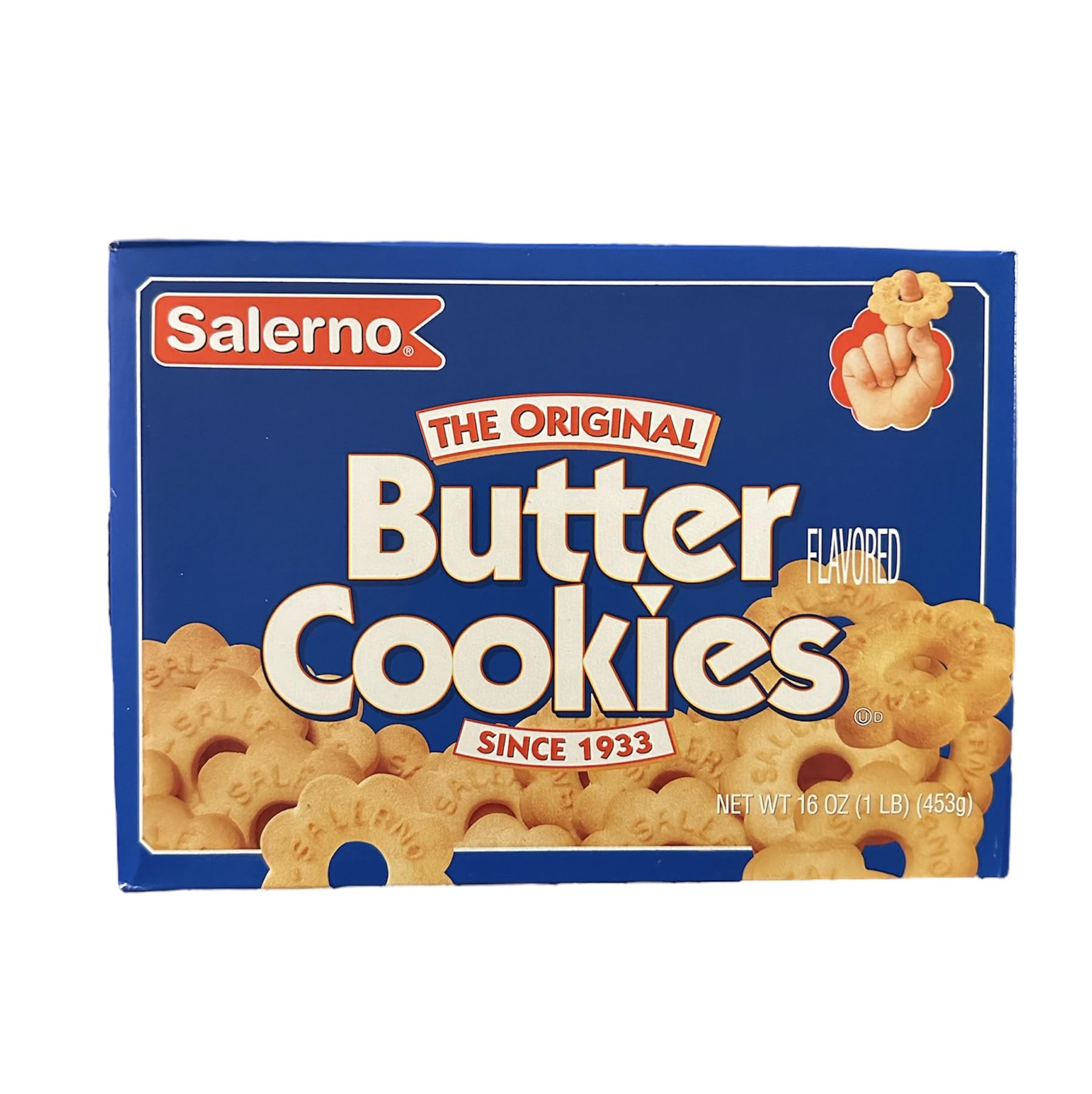 Salerno Butter Cookies - 2 Pack (16 Oz Each) | Delicious Snacks for Parties, Gifts & Office Treats | Premium Munchie Box Curations