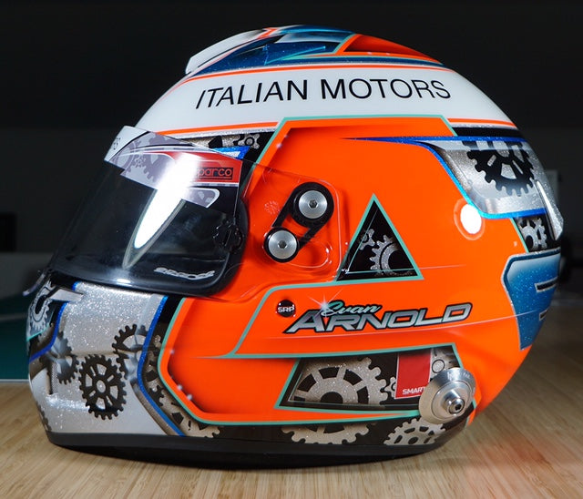 Sparco Air Pro RF 5W Racing Helmet - Lightweight & Ventilated for Karting, Auto Racing & Motorsports - Perfect for Track Days & Competitive Driving
