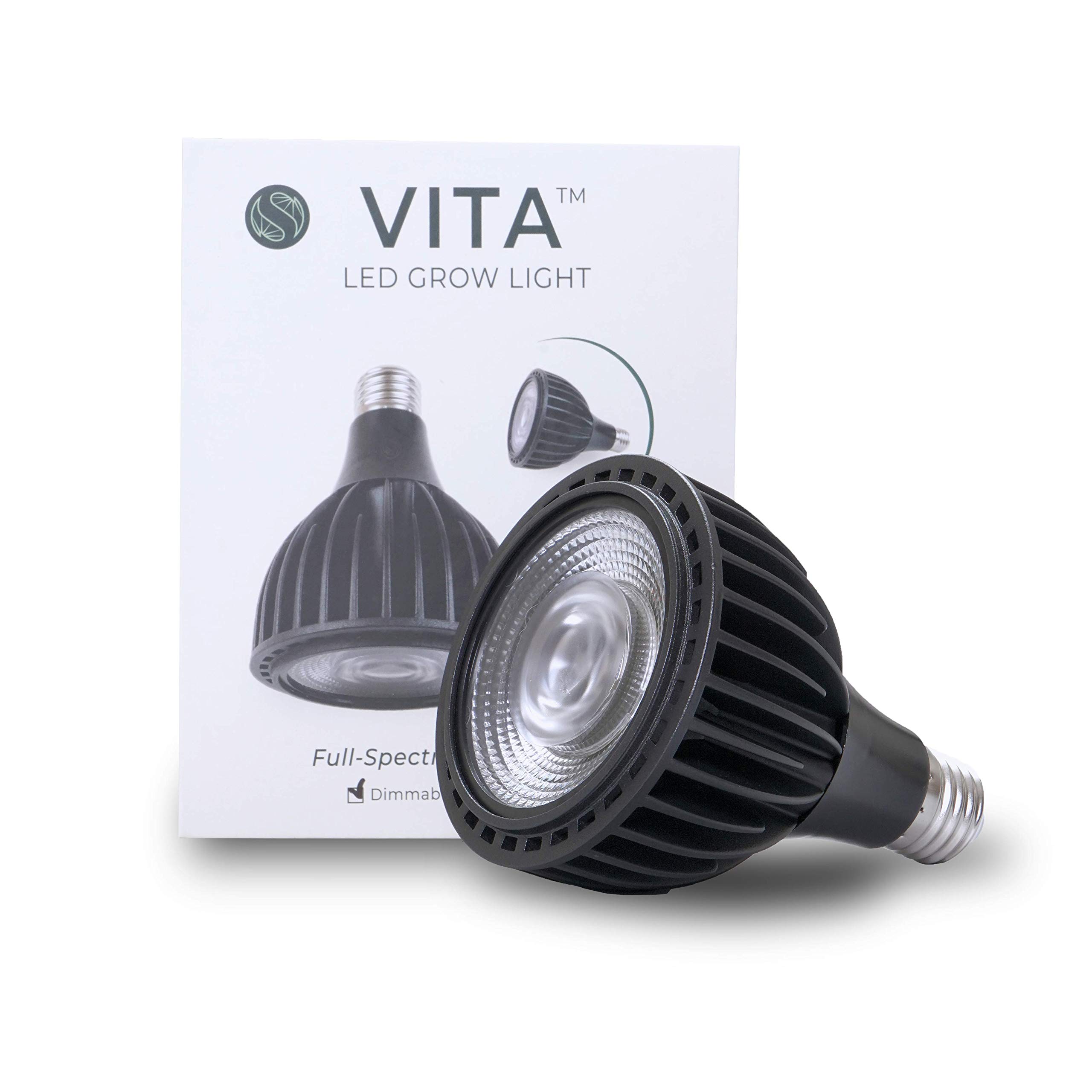 Vita™ Full Spectrum LED Grow Light Bulb for Indoor Plants - 20W Dimmable 3000K - Perfect for Small to Medium Plants (12