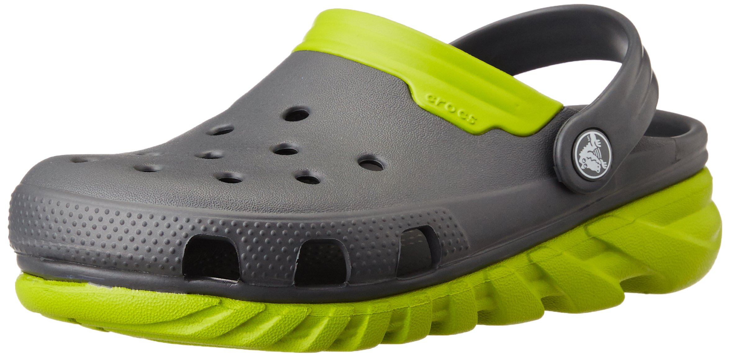 Crocs Men's & Women's Duet Max Clog - Lightweight Comfortable Slip-On Shoes for Indoor & Outdoor Wear - Perfect for Casual, Garden, Beach & Work