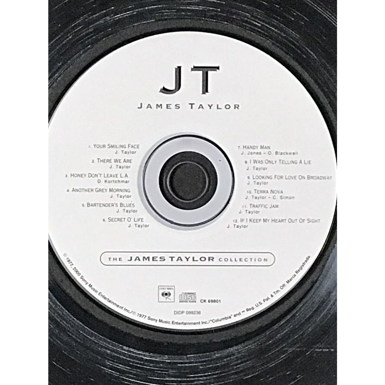 James Taylor J.T. RIAA 3x Platinum Award - Certified Framed Music Memorabilia for Home Decor & Music Lovers Collection