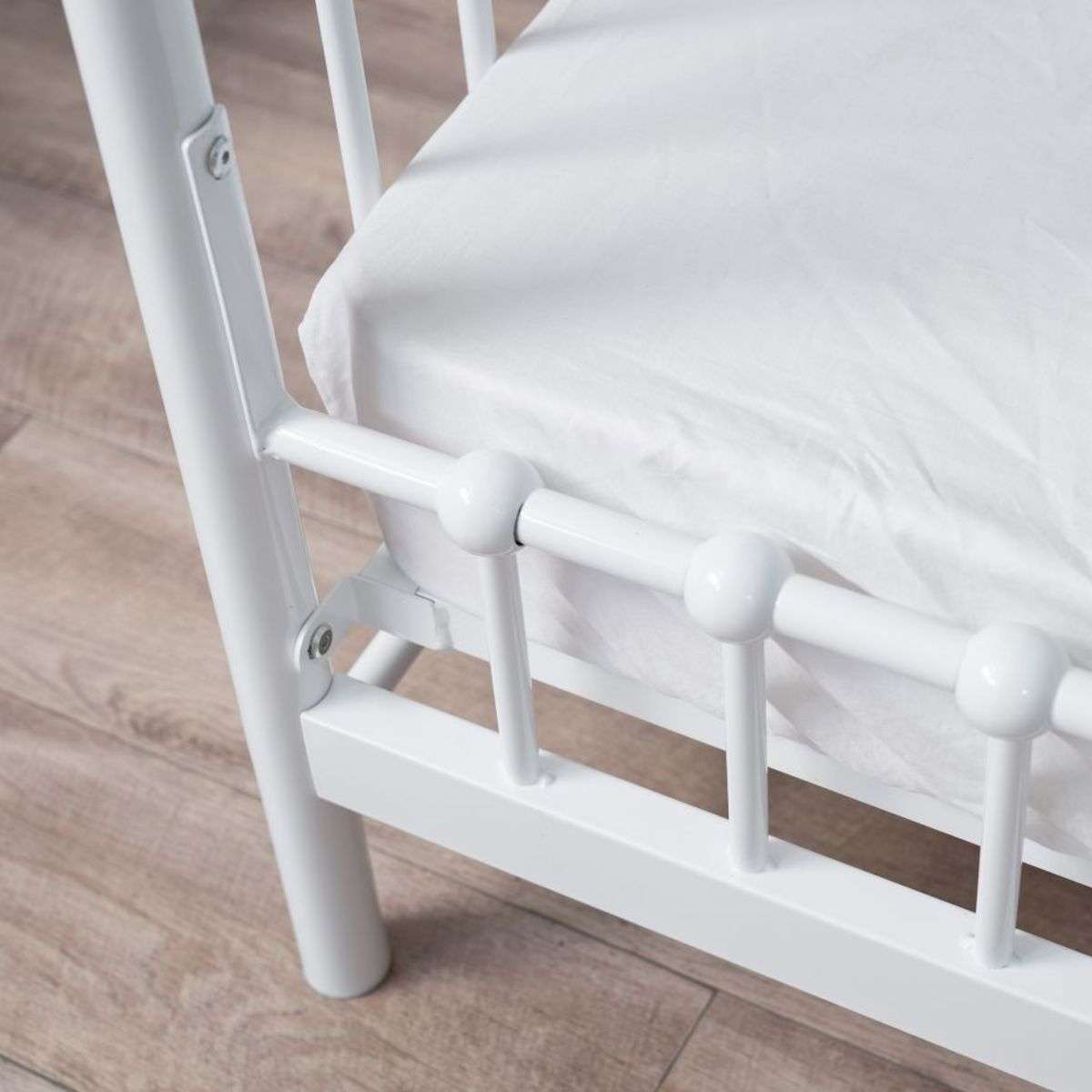 Sonata White Toddler Bed Conversion Kit - Convertible Crib to Toddler Bed for Safe and Easy Transition - Perfect for Nursery, Daycare, and Home Use