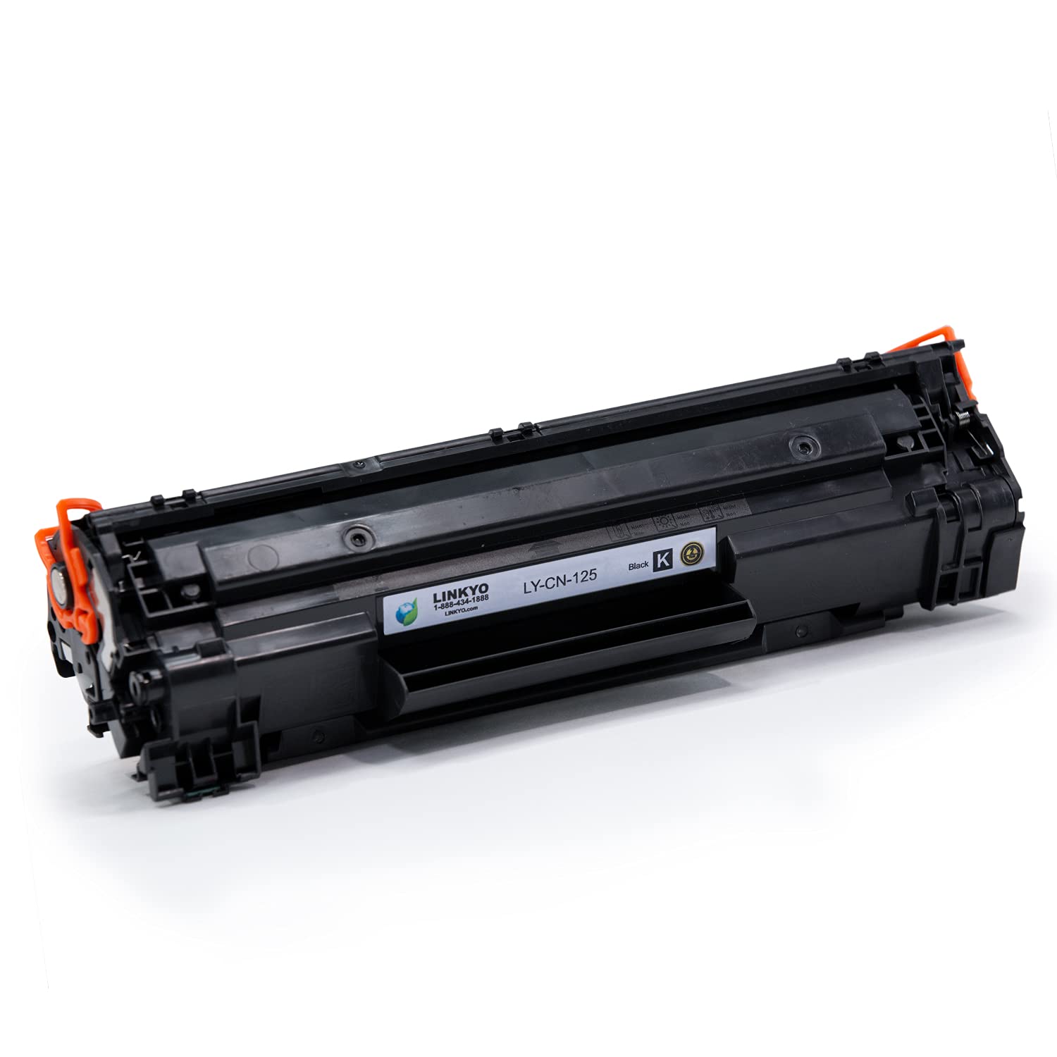 LINKYO Compatible Toner Cartridge Replacement for Canon 125 3484B001AA (Black, 2-Pack) - High Yield Printing for Home & Office Use