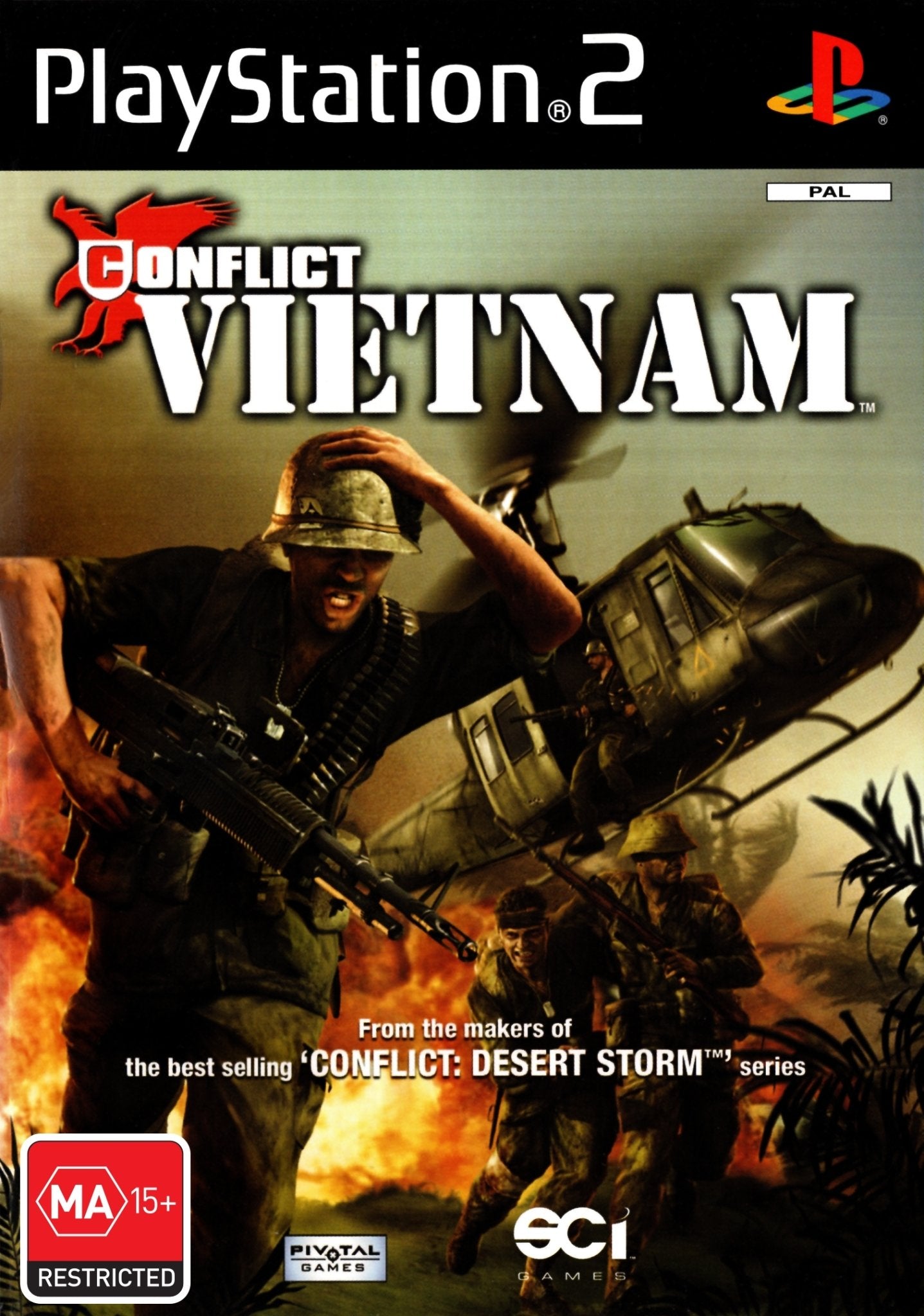 Conflict: Vietnam - PS2 Game for Playstation 2 (PAL Version) | Classic War Action Adventure for Retro Gaming Enthusiasts