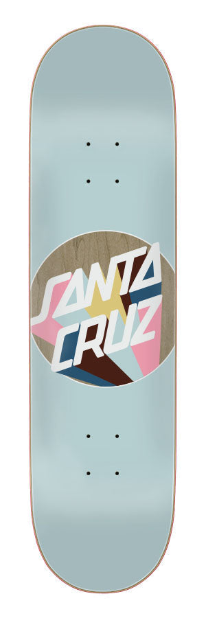Santa Cruz Delta Dot 7 Ply Birch Skateboard Deck - High Performance Skateboard for Street and Park Riding - Perfect for Skaters of All Levels