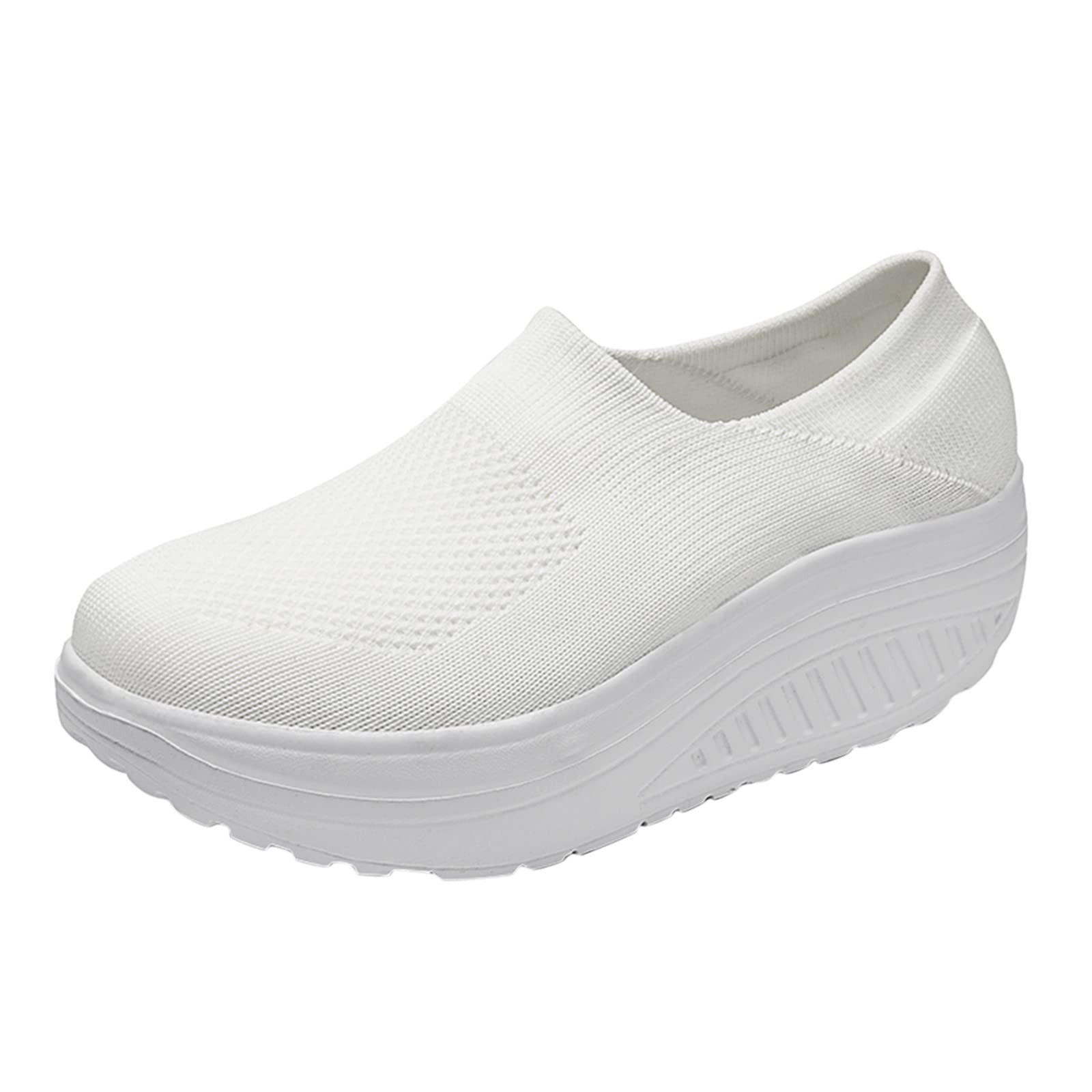 Women's Lightweight Comfortable Platform Sneakers - Fashion Casual Walking Shoes for Women - Perfect for Workout, Running, and Everyday Wear