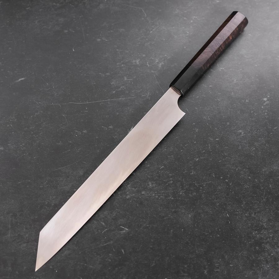 Premium Yanagi Kiritsuke Japanese Chef Knife - VG-10 Stainless Steel Blade with Kasumi Finish & Buffalo Ebony Handle (250mm) - Perfect for Sushi, Sashimi & Precision Cutting
