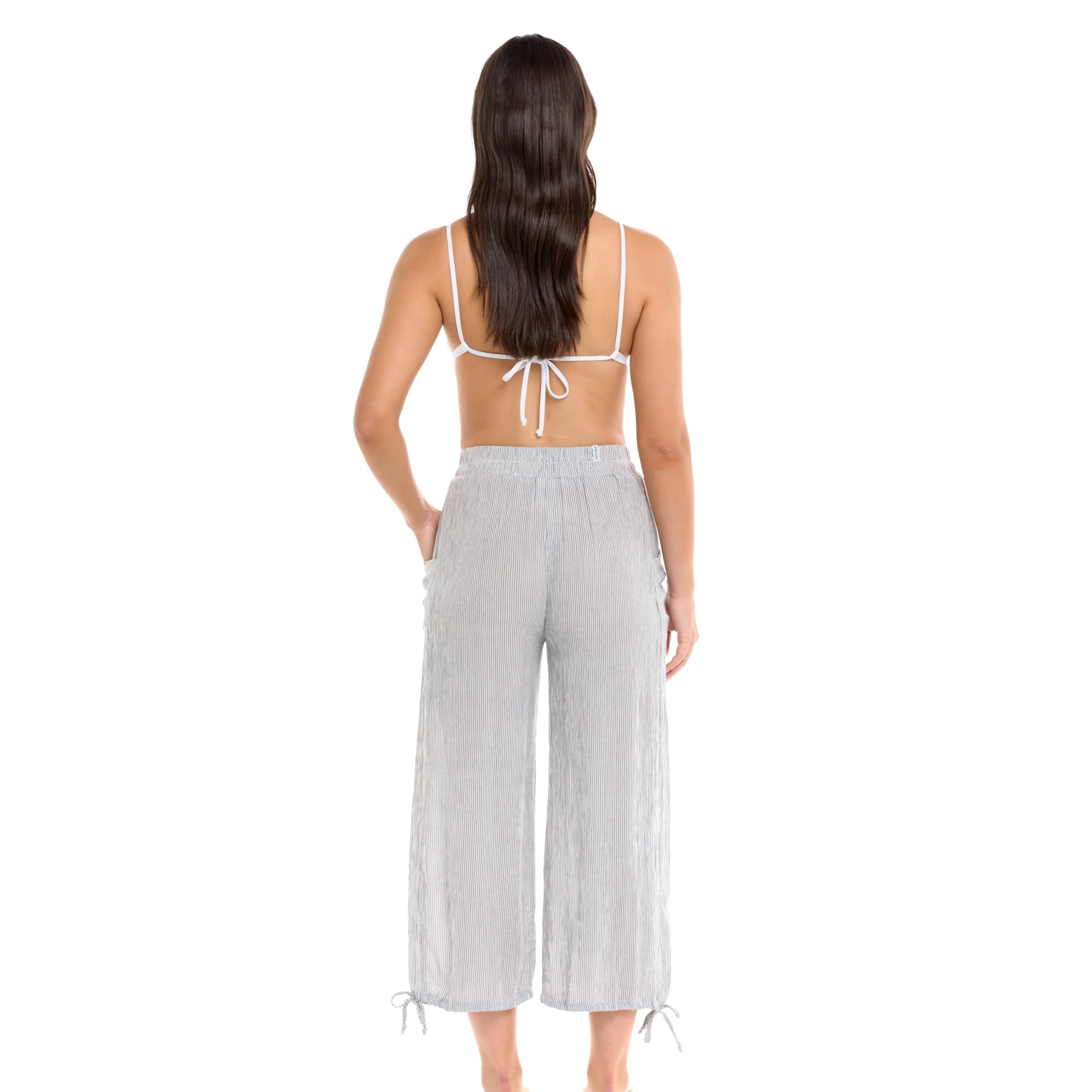 Body Glove Women's Penny Bathing Suit Cover Up - Quick Dry Slip On Beach Pants for Swimming, Poolside & Vacation Wear