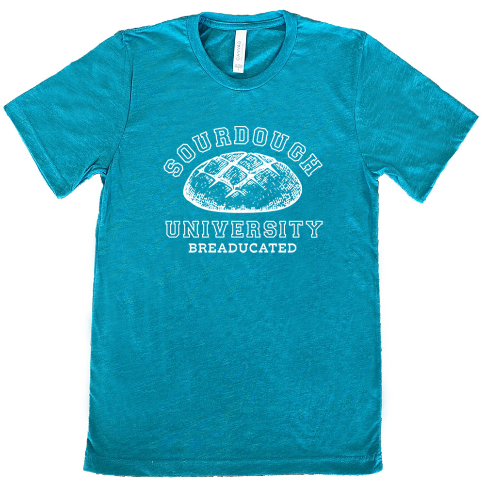 Premium Unisex Sourdough University T-Shirt - Comfortable Cotton Tee for Baking Enthusiasts & College Students | Perfect for Cooking Classes, Campus Wear & Casual Outfits