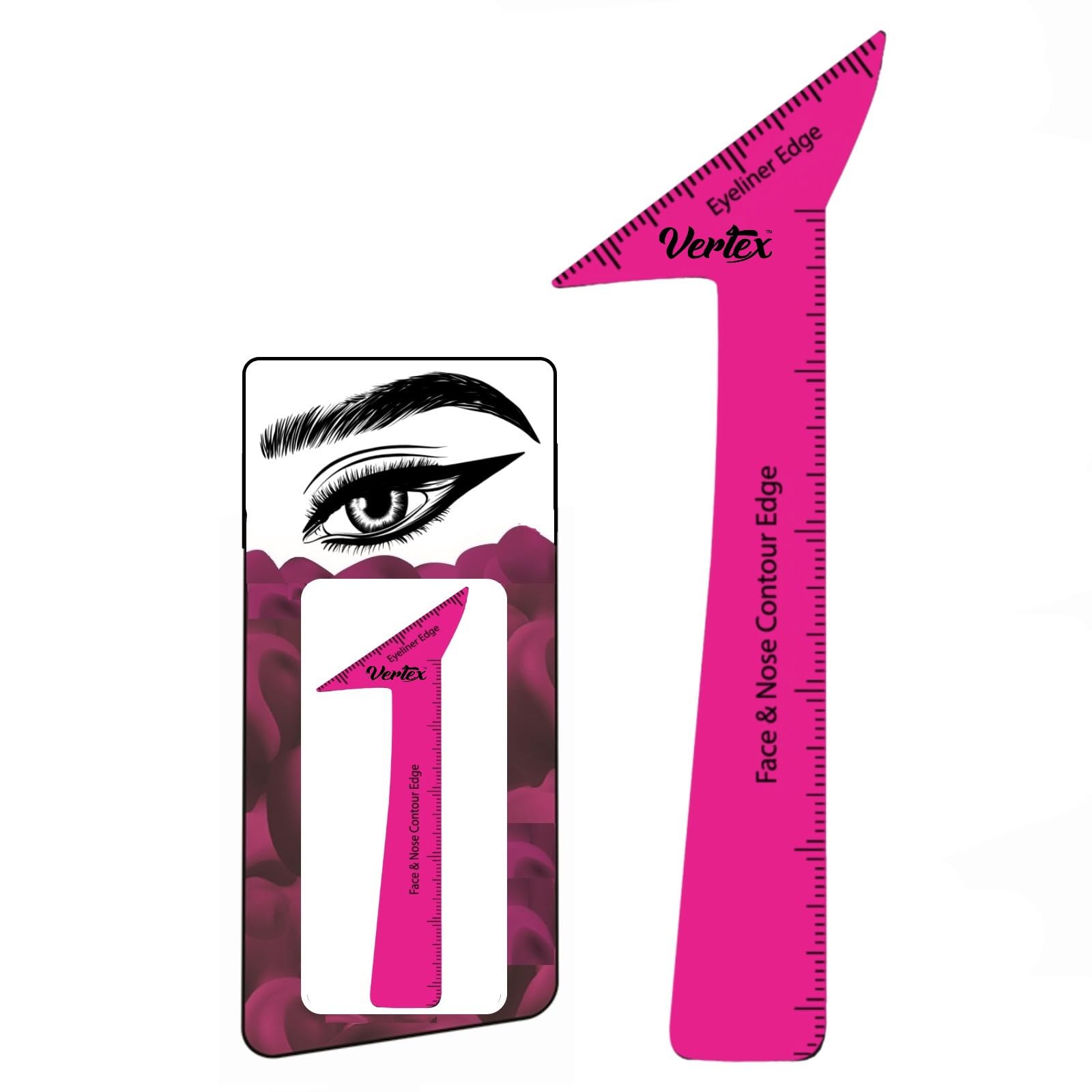 Waterproof Eyeliner Stencil Kit for Cat Eyes & Wing Tips | Beginner Makeup Tool