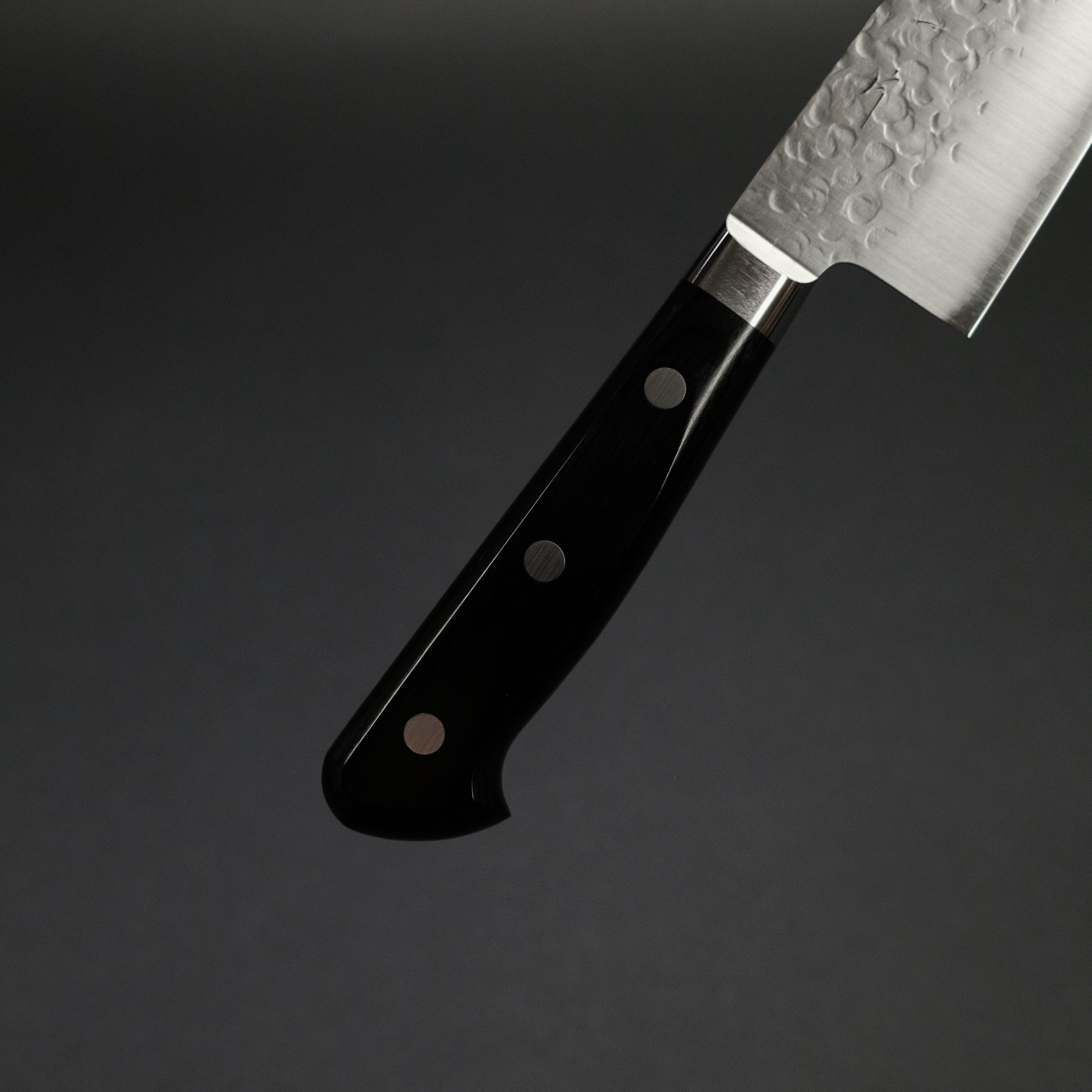 Hitohira T10 Tsuchime Gyuto 210mm Japanese Chef Knife with Pakka Wood Handle - Perfect for Sushi, Meat Cutting & Professional Kitchen Use
