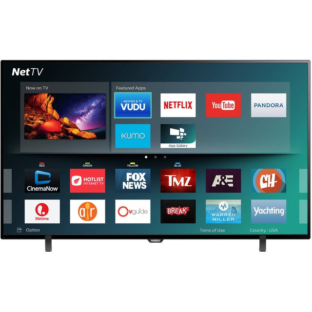 PHILIPS 55PFL5602/F7 55-Inch 4K UHD HDR Smart LED TV with 120Hz Refresh Rate - Perfect for Home Theater, Gaming & Streaming Entertainment