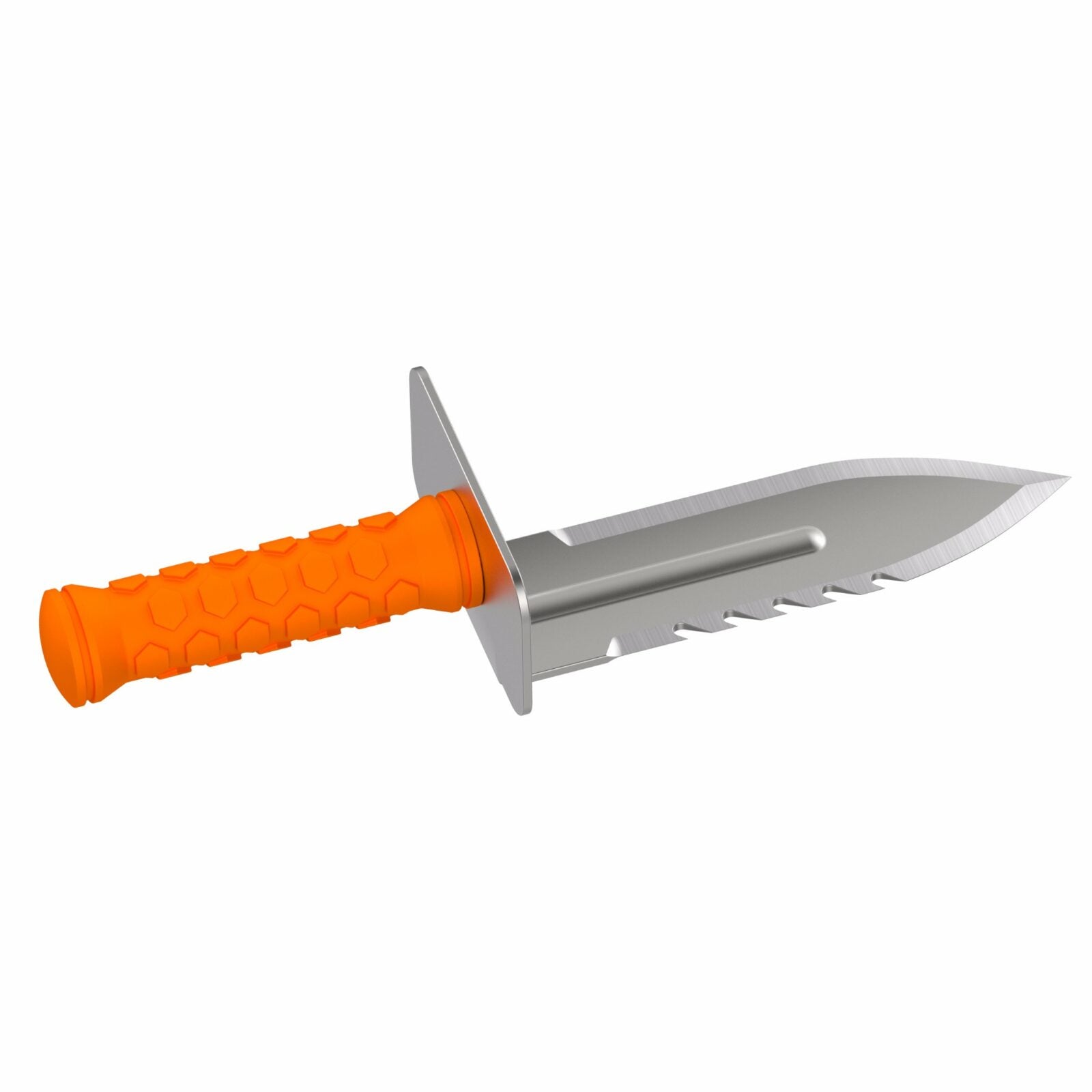 Quest Diamond Digger Right Side Serrated Digging Tool with Sheath - Heavy Duty Garden Shovel for Planting, Weeding & Outdoor Adventures