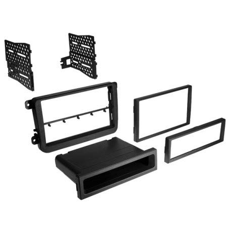 Universal Double or Single DIN Car Stereo Dash Kit - Compatible with Most Aftermarket Radios (Model 017) | Perfect for Honda, Toyota, Ford & More | Easy Installation for Car Audio Upgrade