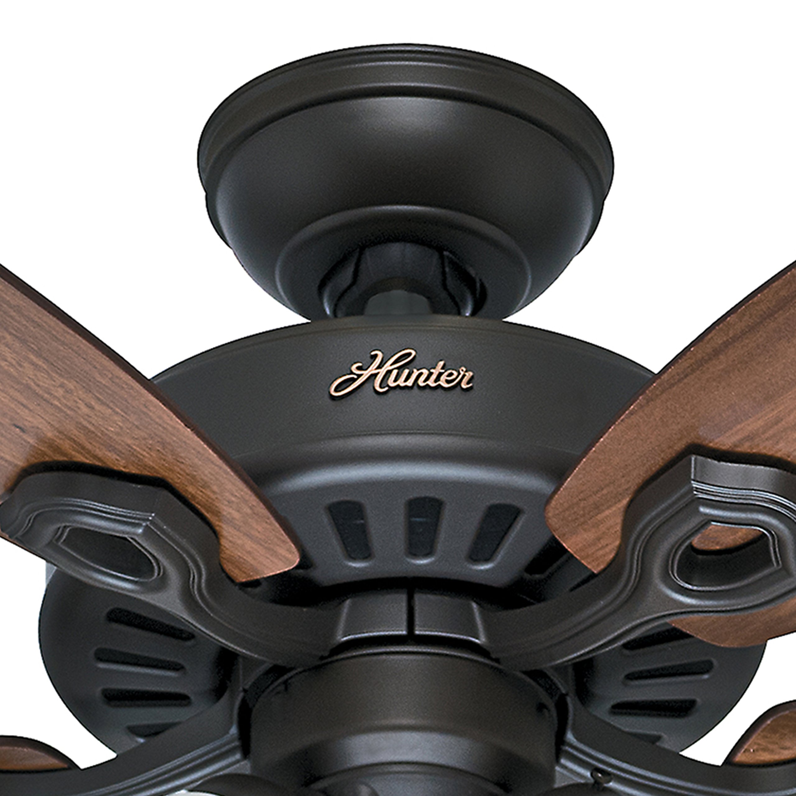 Hunter Fan 42 Inch Traditional Snow White Ceiling Fan with 3-Light Fitter & Swirled Marble Glass - 5 Blade Energy Efficient - Renewed Bronze Finish - Perfect for Bedroom, Living Room, or Office Cooling