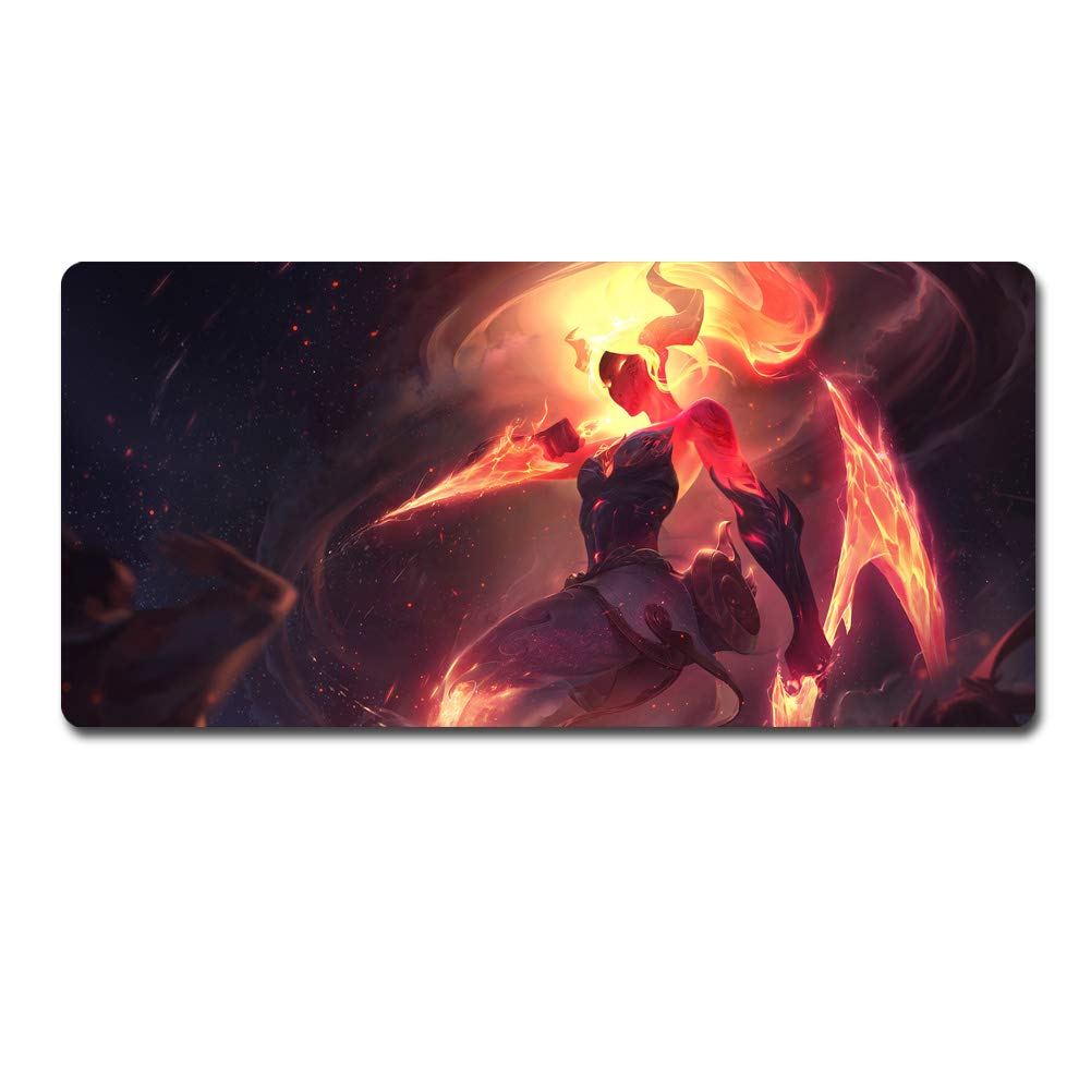 Falling Akali Anime Gaming Mouse Pad - Large XXL Non-Slip Desk Mat for PC Gamers | Perfect for League of Legends Enthusiasts & Computer Workstations