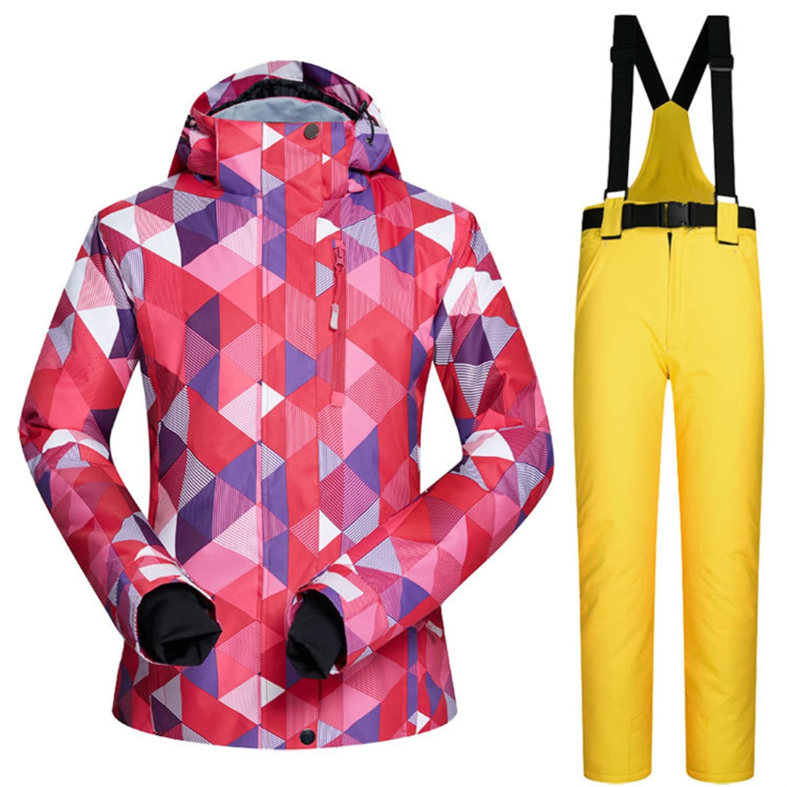 Reyox Women's Ski Suit Set - Waterproof Windproof Insulated Snow Jacket & Pants for Winter Sports | Warm Snowboarding Coat for Skiing, Snowboarding & Outdoor Activities