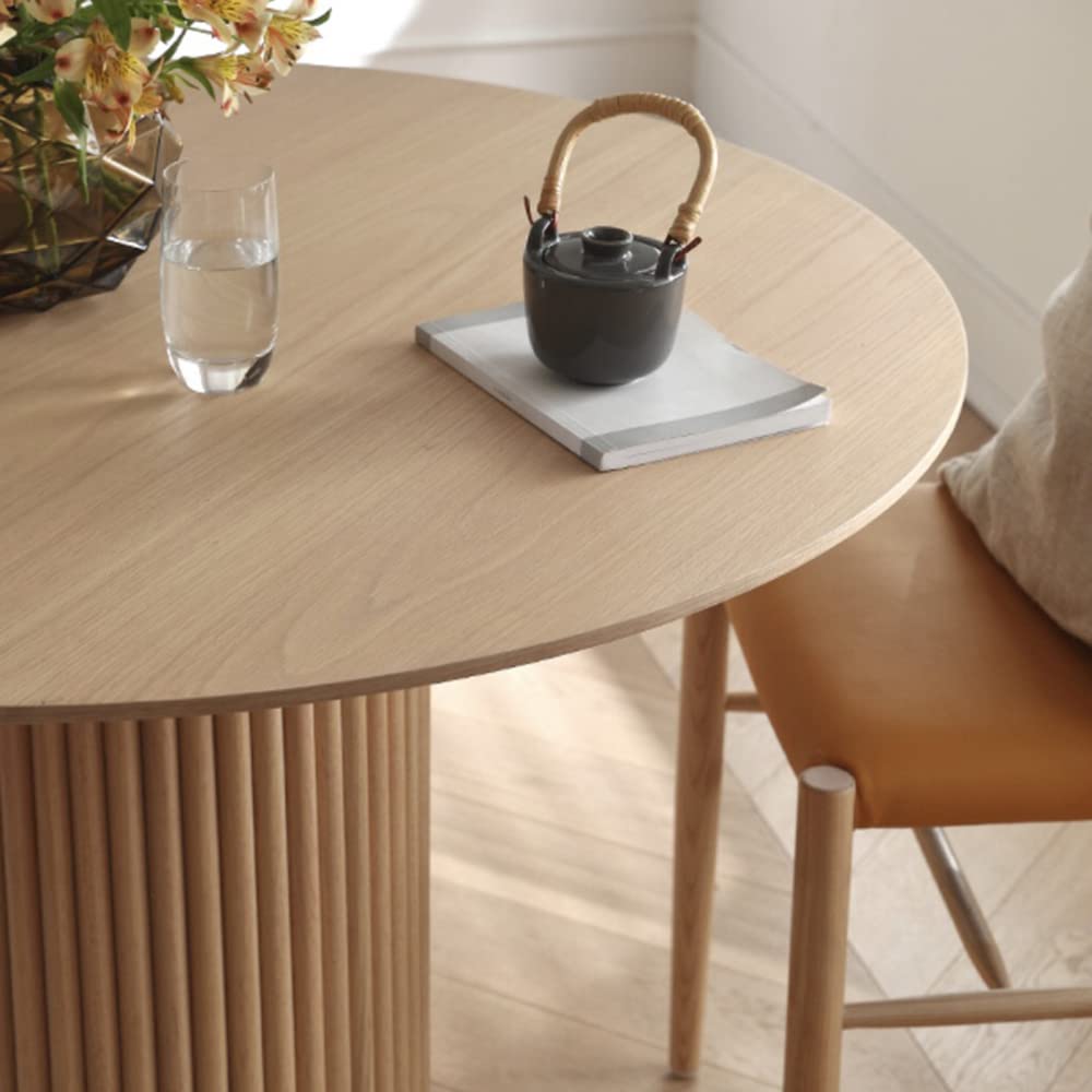 Modern Round Pedestal Dining Table - 43.3