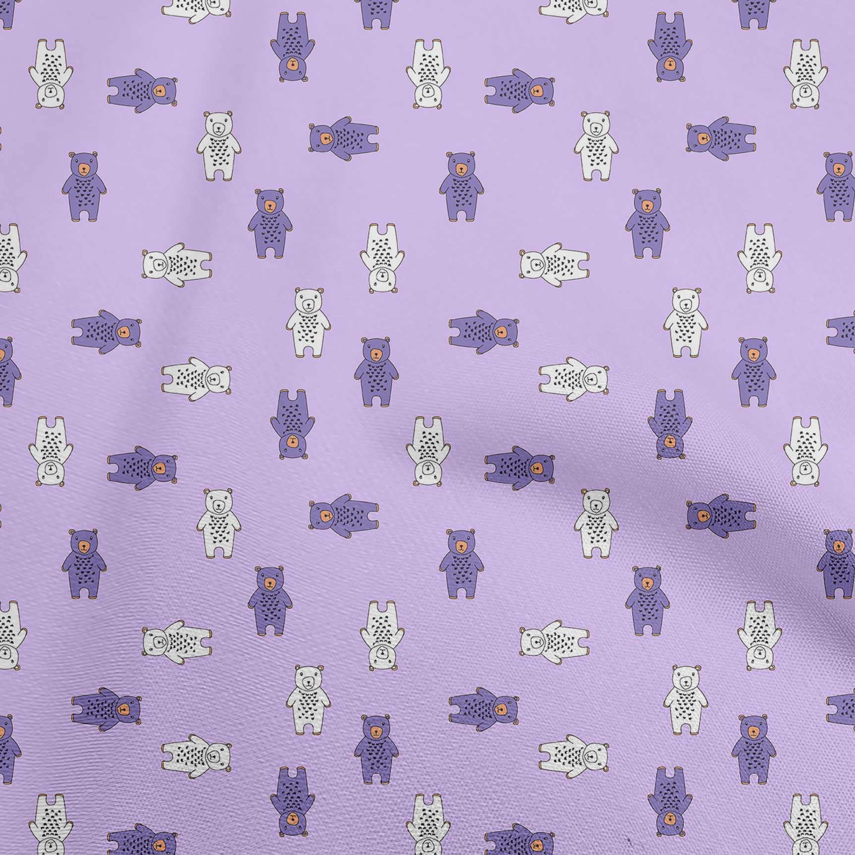 Soft Light Purple Cotton Jersey Fabric by The Yard - 58