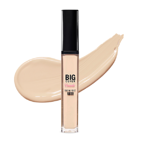 Etude House Big Cover Skin Fit Concealer Pro - Full Coverage, Long Lasting, Waterproof Concealer for Dark Circles, Blemishes & Acne - Perfect for Everyday Makeup & Photo Shoots