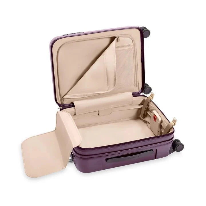 Briggs & Riley Sympatico 3.0 Global Carry On Expandable Spinner Luggage - Lightweight Suitcase for Business Travel & Weekend Getaways - TSA Approved Airplane Carry-On Luggage for International Flights