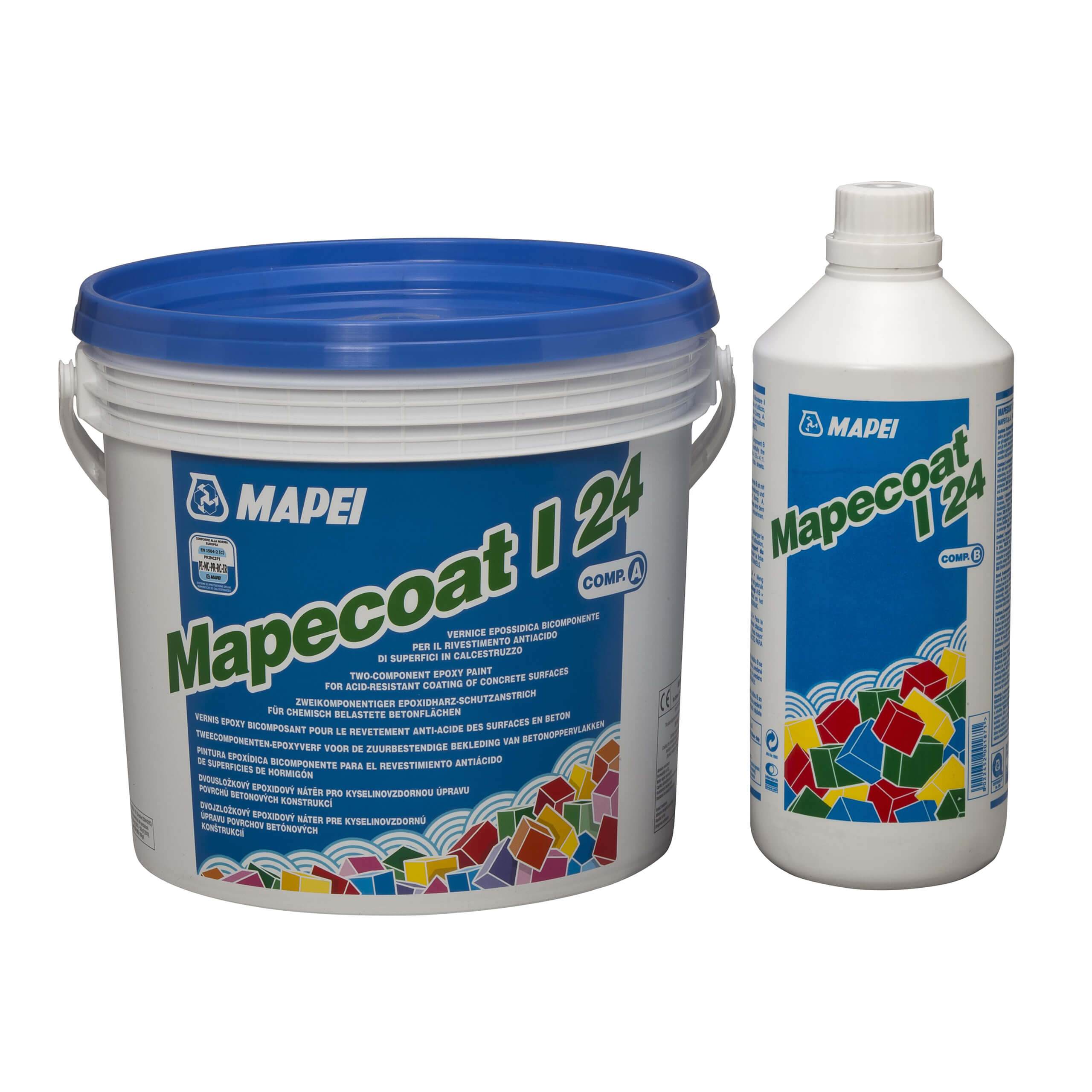 Mapei Mapecoat I 24 / A 7001 Epoxy Floor Coating - High-Performance, Durable, and Chemical-Resistant for Garages, Warehouses, and Industrial Floors