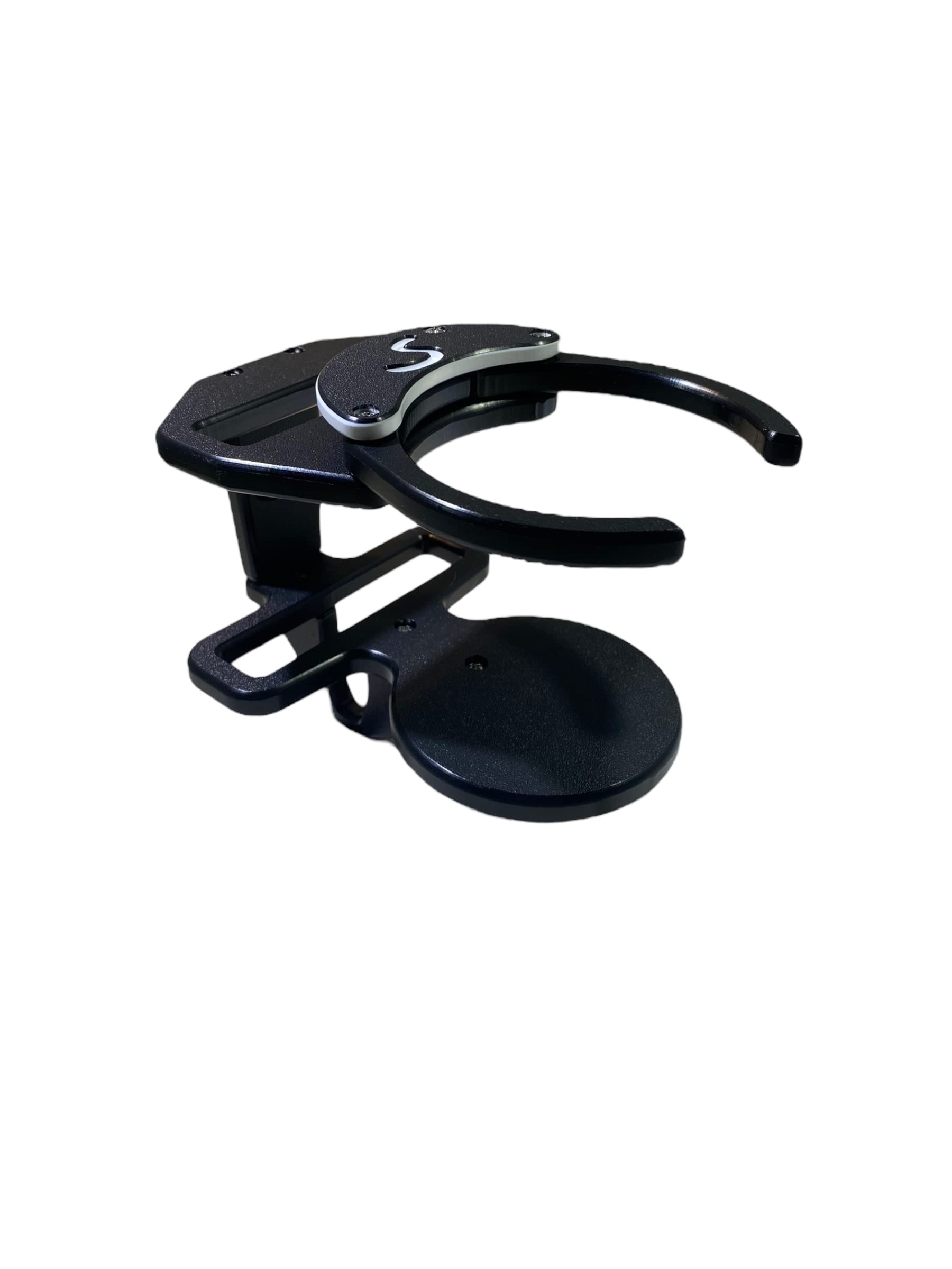 Pride Jazzy Power Chair Accessory - Right Hand Smart Phone & Adjustable Drink Holder Combo | Mobility Scooter Cup & Phone Mount for Daily Use, Outdoor Activities & Convenient Mobility
