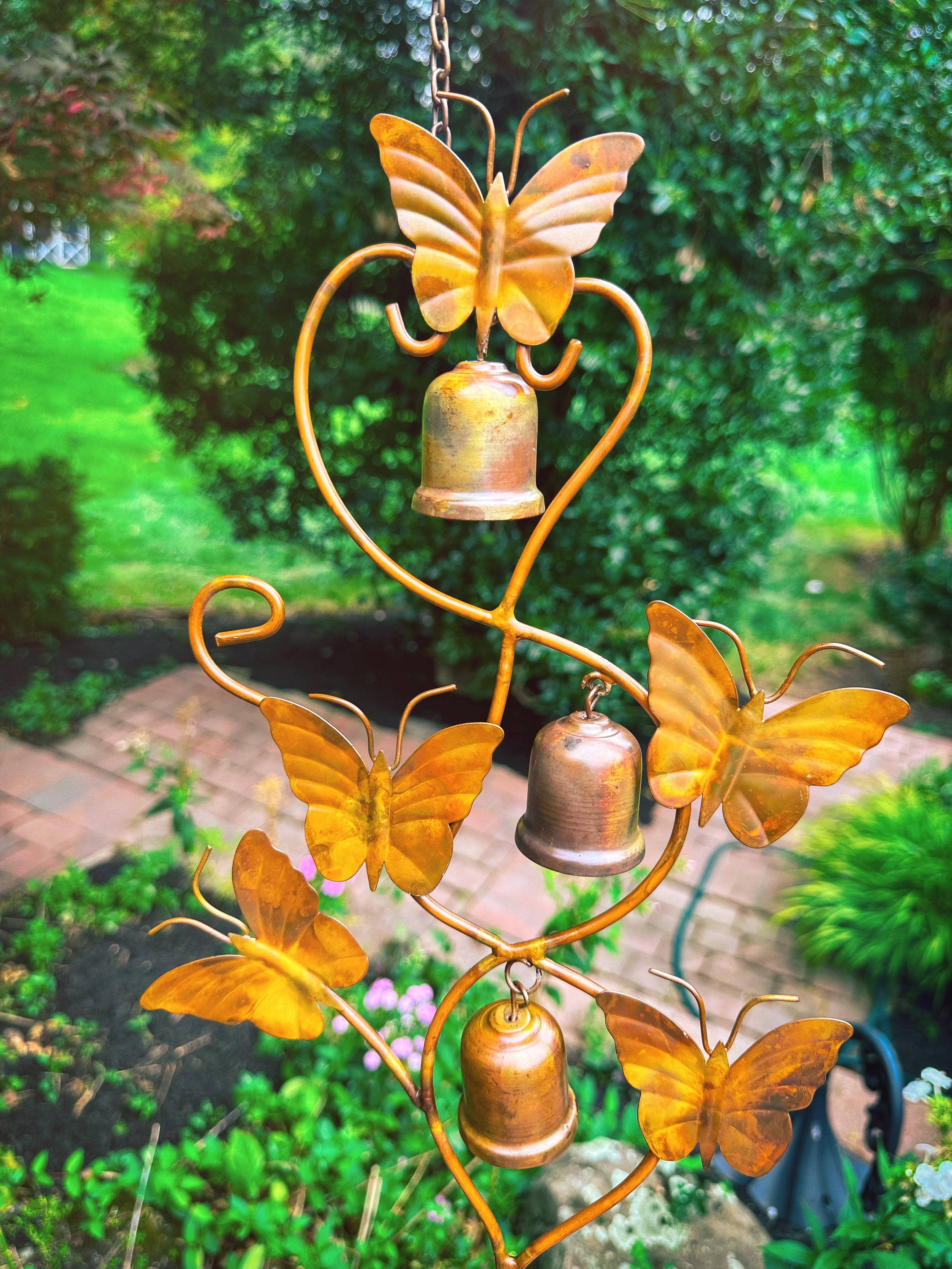 Handmade Scrolls and Butterflies Hanging Ornament - Elegant Home Decor for Living Room, Bedroom, Nursery & Wedding Party Decorations