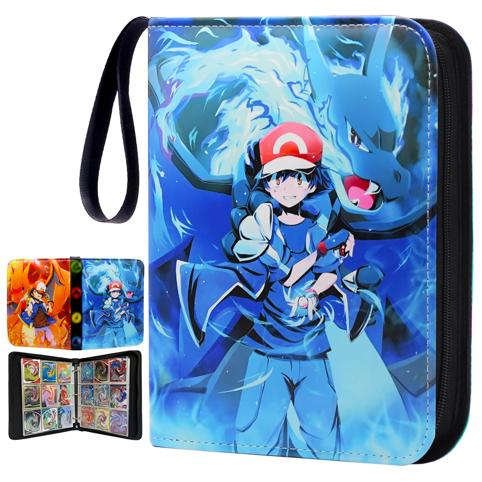 900-Pocket Card Binder with 50 Sleeves - TCG & Sports Trading Card Organizer | Perfect Gift for Kids & Collectors | Gaming & Storage Solution