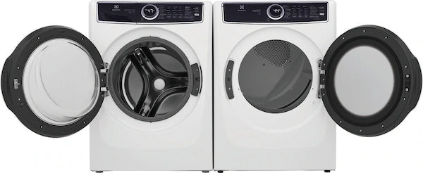 Electrolux 7537 Series White Front Load Washer and Gas Dryer Set - Perfect for Laundry Rooms & Energy-Efficient Homes