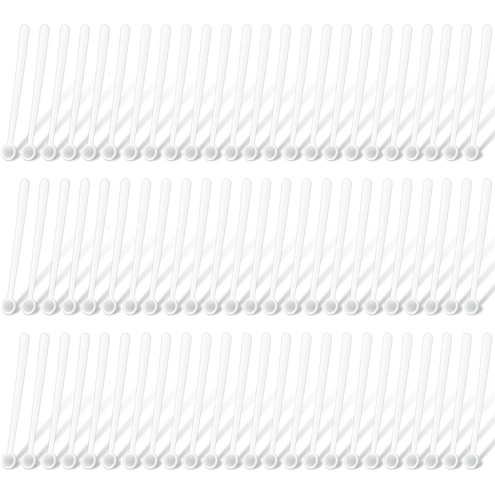 72-Piece Mini Powder Scoops (0.15ml) - Precision Measuring Spoons for Cosmetics, Medicines & Spices | Perfect for Baking, Lab Work & DIY Projects