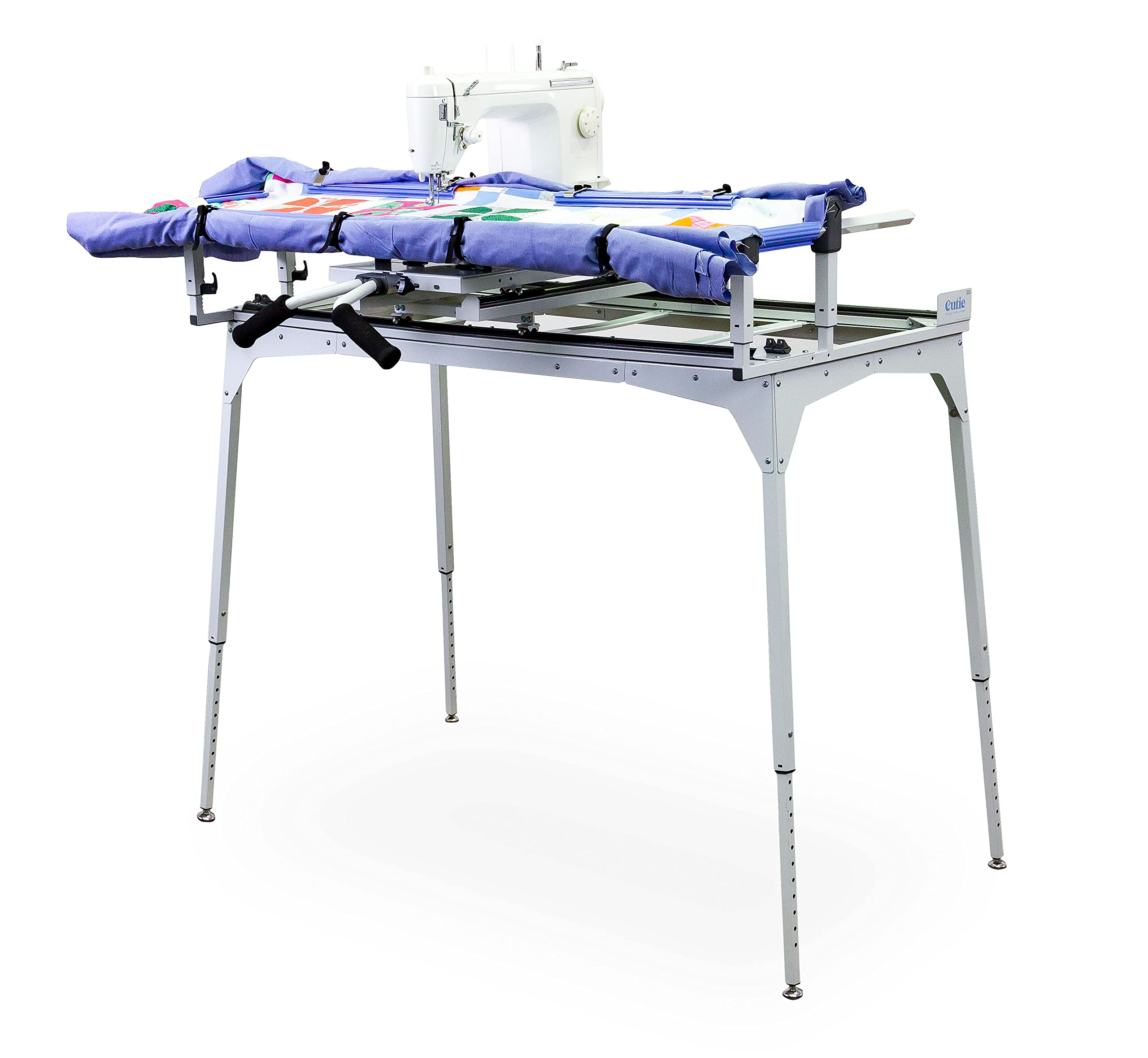 Portable and Storable Quilting Frame with Stand - Universal Sewing Machine Compatibility for Quilting, Sewing & Stitching | Perfect for Home Crafting, DIY Projects, and Professional Quilt Making