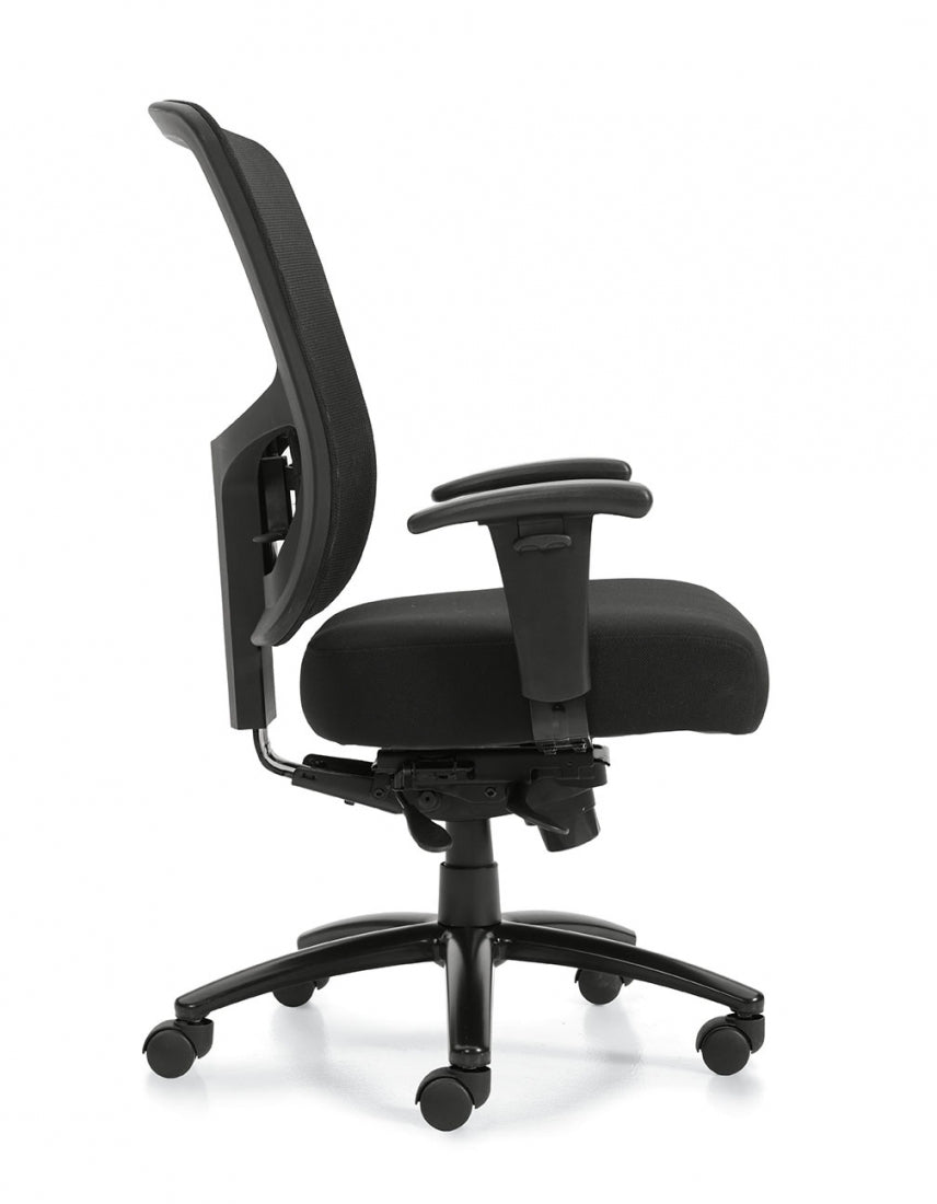 Heavy Duty Mesh Back Synchro Tilter Chair - 350 lb Weight Capacity, Ergonomic Office Chair by OTG - Perfect for Home Office, Gaming, and Conference Rooms