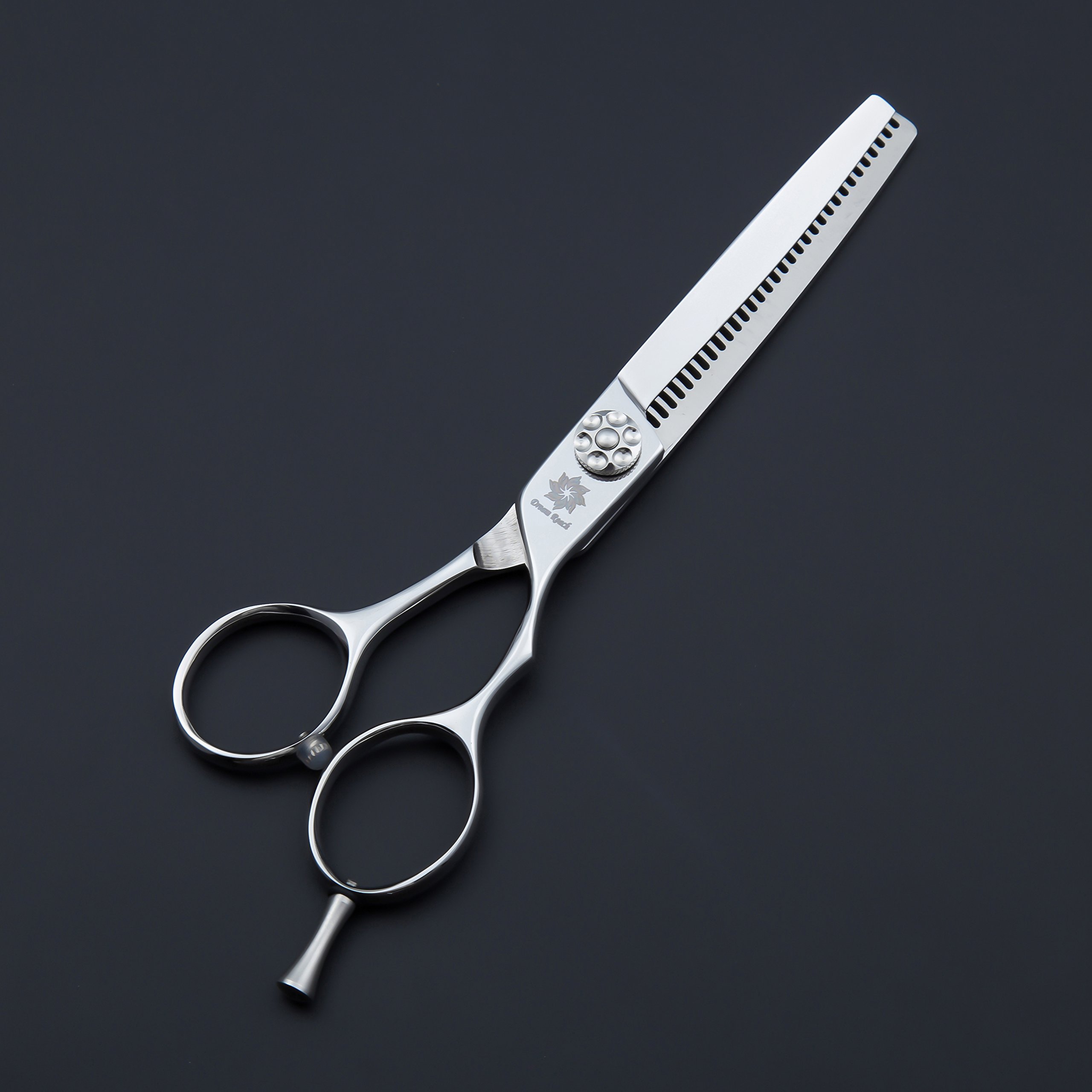 6.0 Inch Professional Hair Thinning Scissors - Double Teeth Barber Shears for Texturizing & Blending - Premium Hairdressing Tools for Stylists & Home Use (European Style) - Perfect for Salon, Barbershop & DIY Haircuts