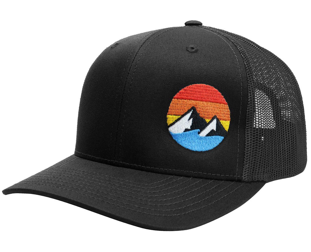 WUE Men's Snapback Trucker Hat - Breathable Mesh & Adjustable Fit for Outdoor Adventures, Hiking, Camping & Casual Wear