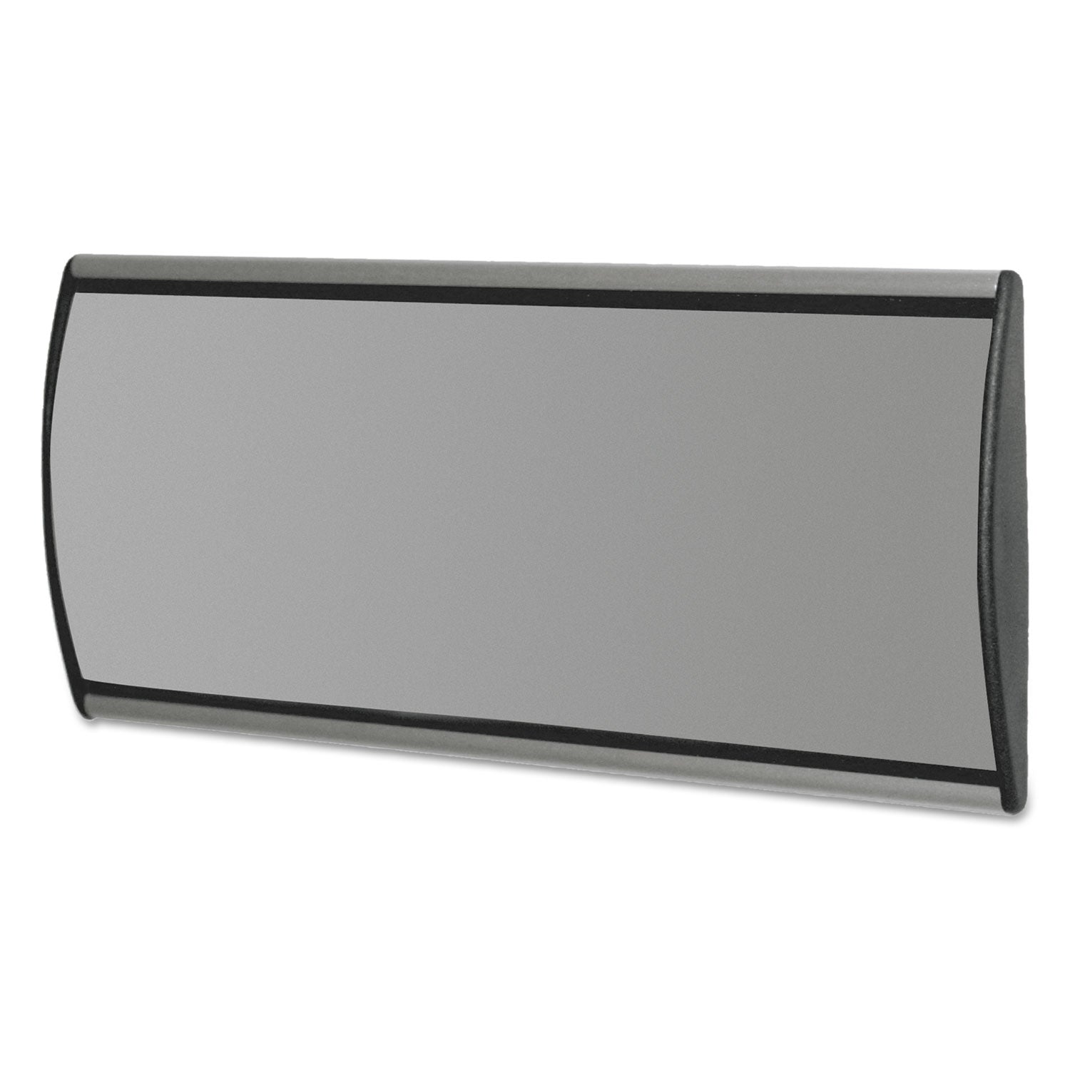 Advantus People Pointer Wall & Door Sign - 8.75 x 4 Inch Aluminum Base Signage in Black/Silver | Perfect for Office, Classroom, or Home Organization & Directional Guidance