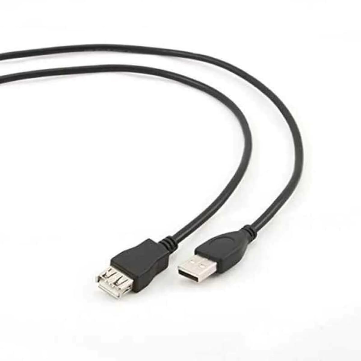 3M USB 2.0 A Male to Female Extension Cable - High Speed Data Sync & Charging Cord for PC, Laptop, Printer, Hard Drive - Durable Black USB A Cable for Home & Office Use