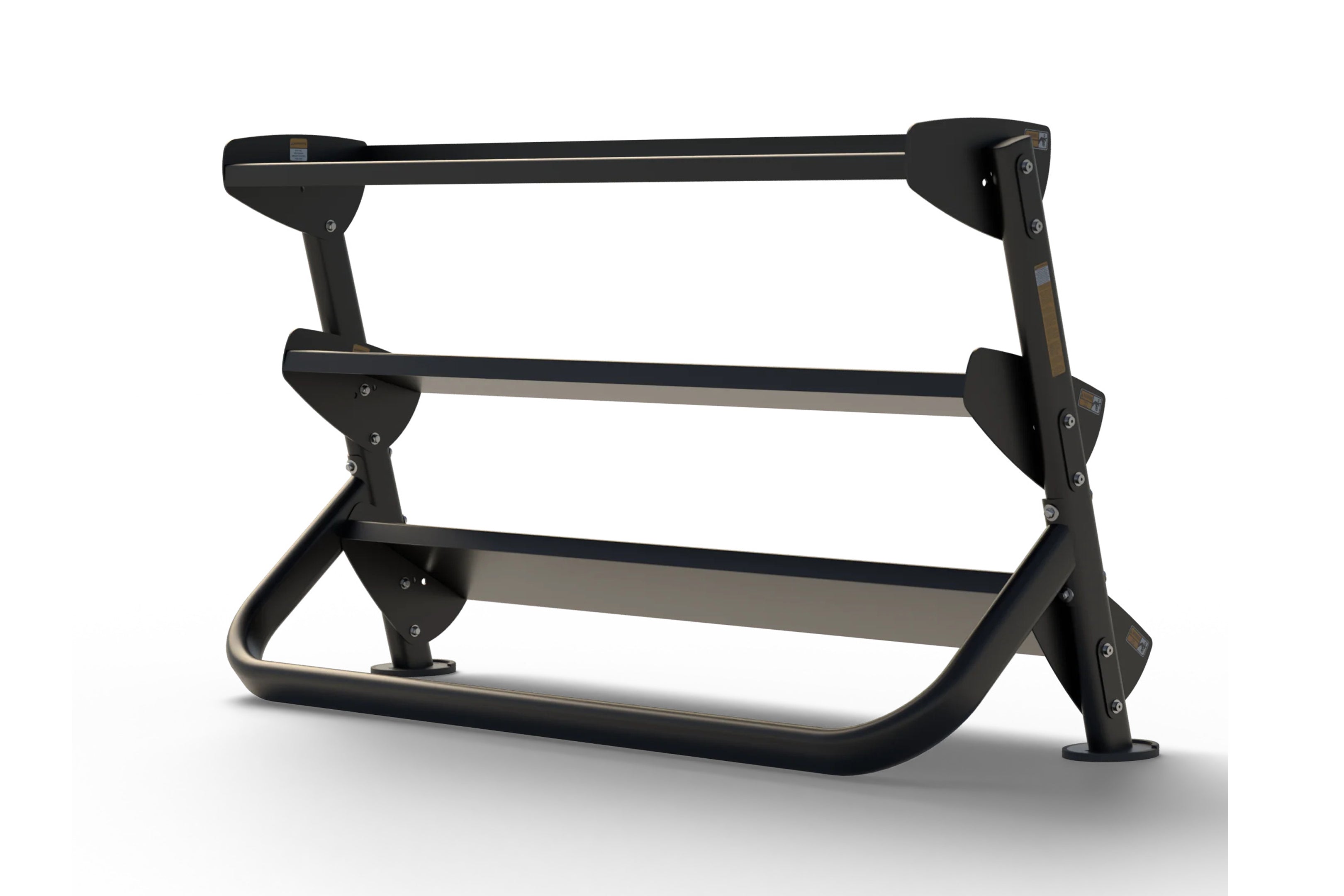 Heavy Duty 60 Dumbbell Rack with Optional 3rd Tier - HF 5461 OPT 60 | Gym Equipment Storage for Home & Commercial Use | Perfect for Weight Training & Fitness Centers
