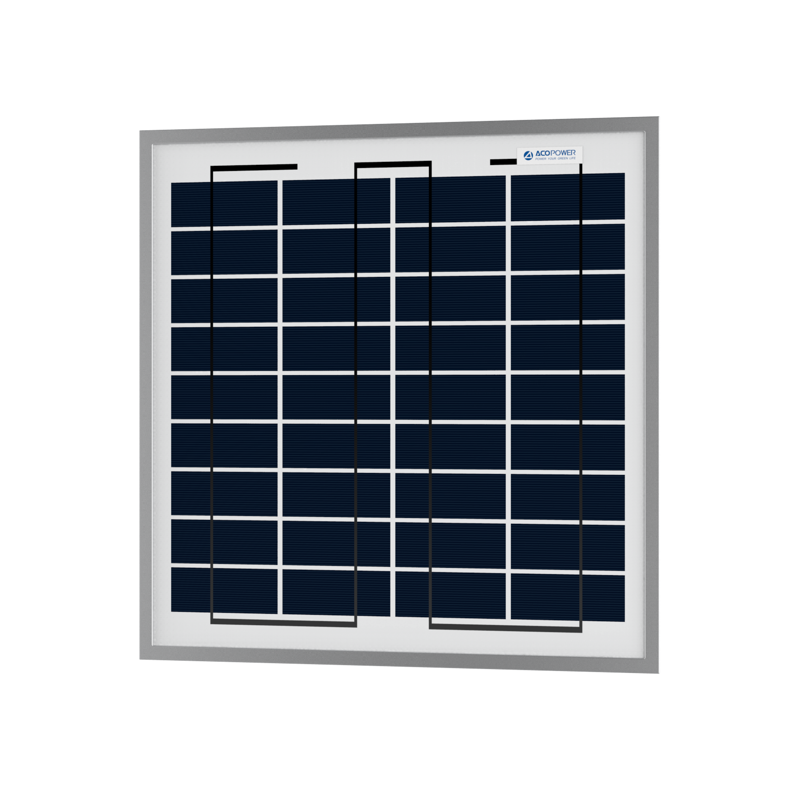 ACOPower 15W Polycrystalline Solar Panel - 12V Battery Charger for RV, Boat, Camping & Off-Grid Power Supply | Portable Solar Charging Solution for Outdoor Adventures