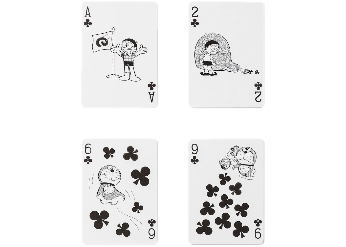 Doraemon Anime Themed Playing Cards - 52 Deck with Cute Cartoon Characters - Perfect for Family Game Nights, Parties, and Collectors
