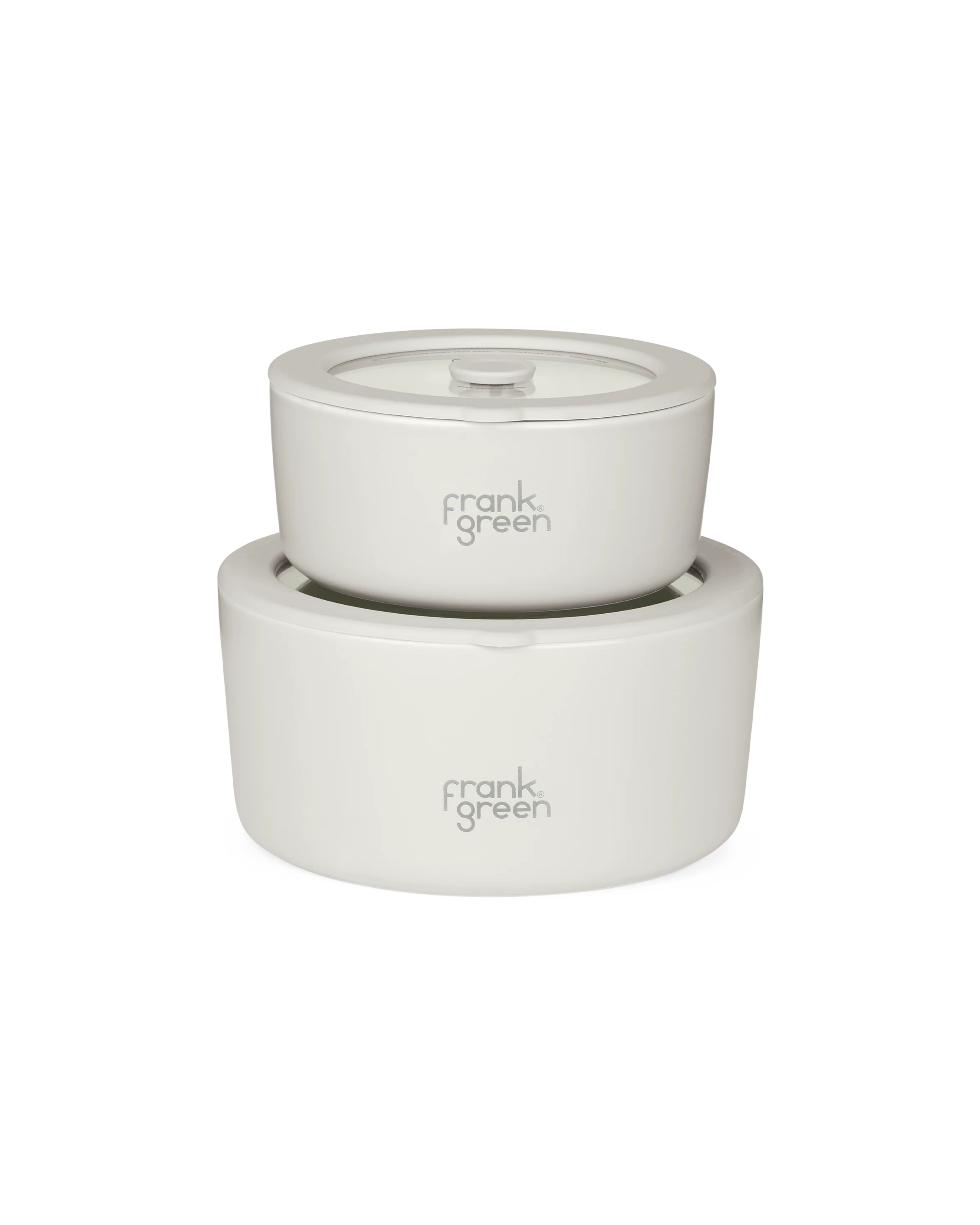 Premium Porcelain Bowls with Glass Lids (2-Pack) - 700ml & 1500ml Airtight Food Storage Containers for Meal Prep, Leftovers, and Kitchen Organization